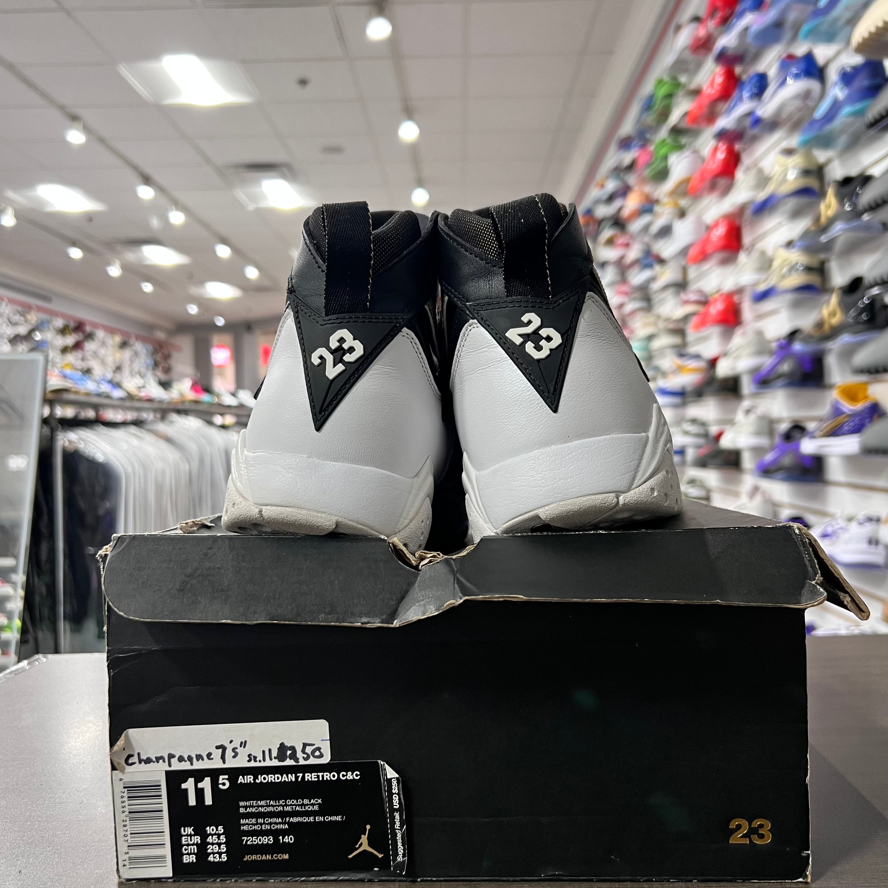 Jordan Retro 7 Mens Championship Pack Champagne (Lightly Worn)