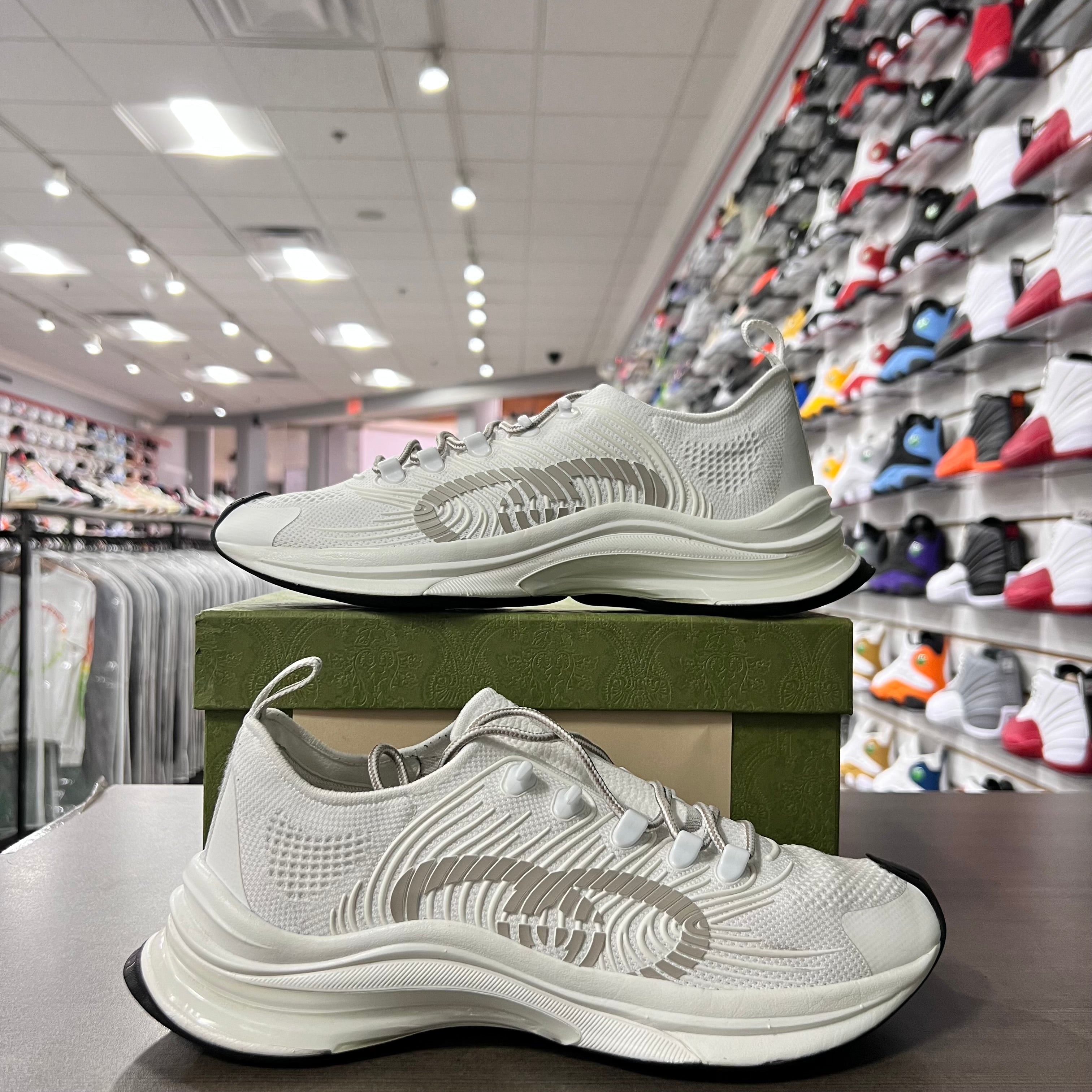 Gucci Trainers Mens White (Lightly Worn)