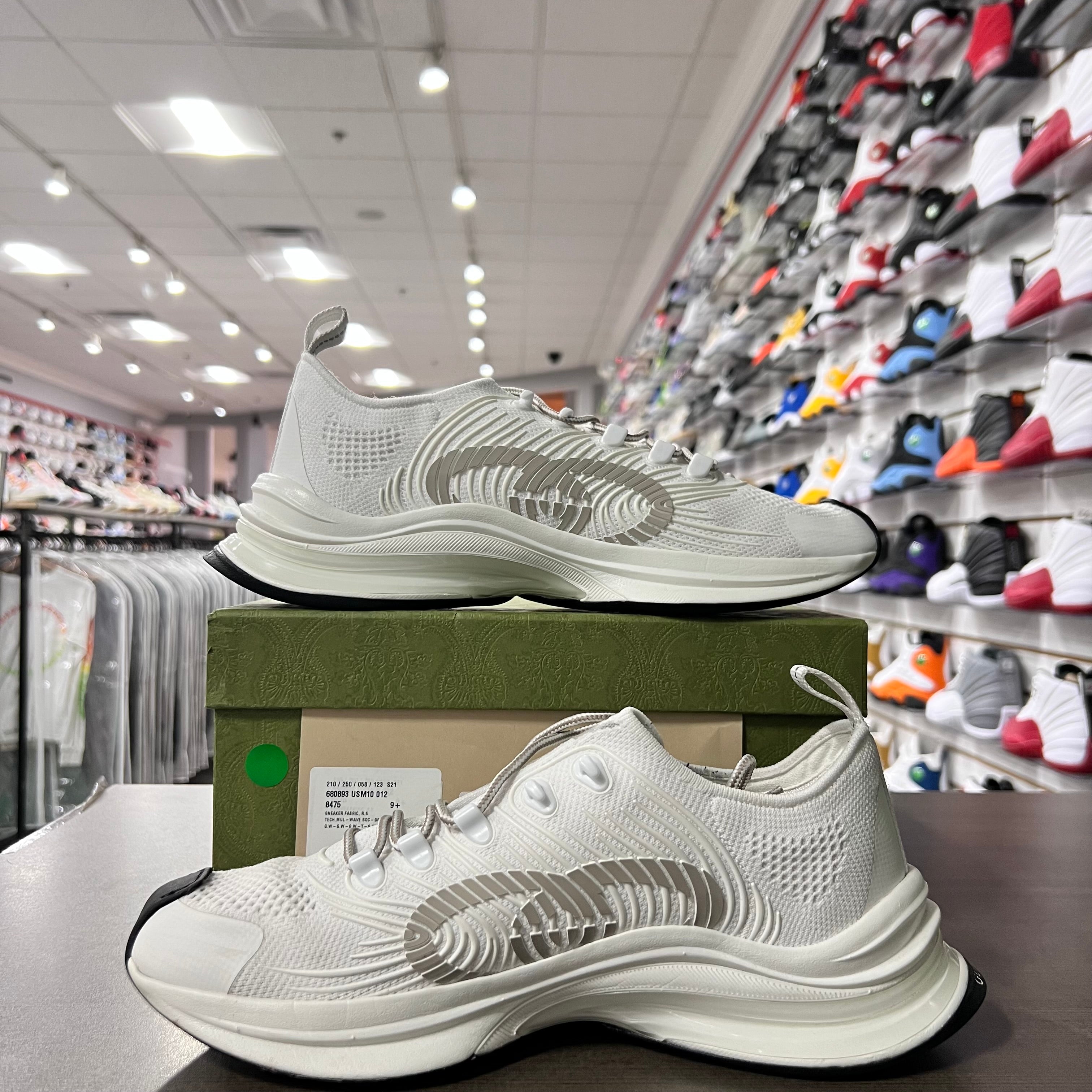 Gucci Trainers Mens White (Lightly Worn)