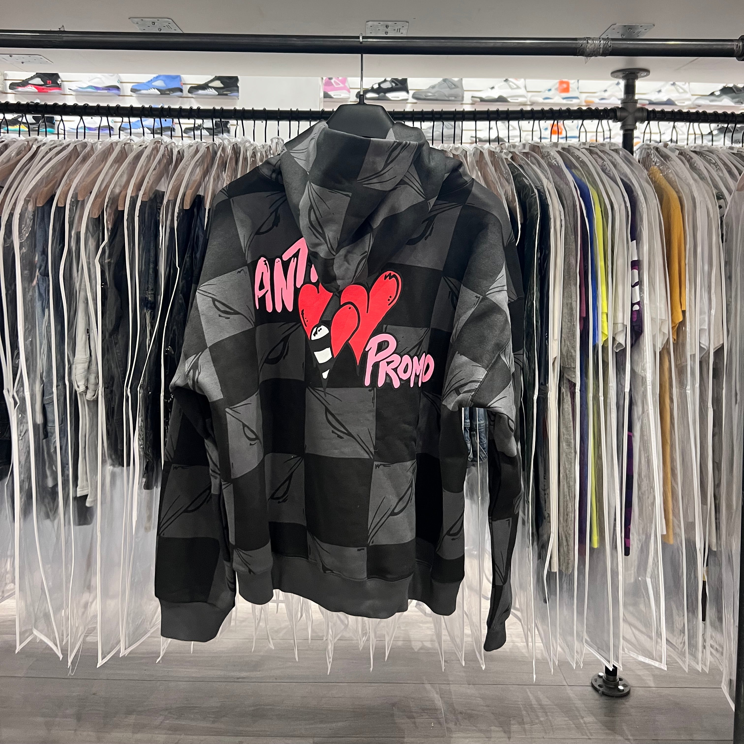 Matty Boy Anti Promo Hoodie Black Grey