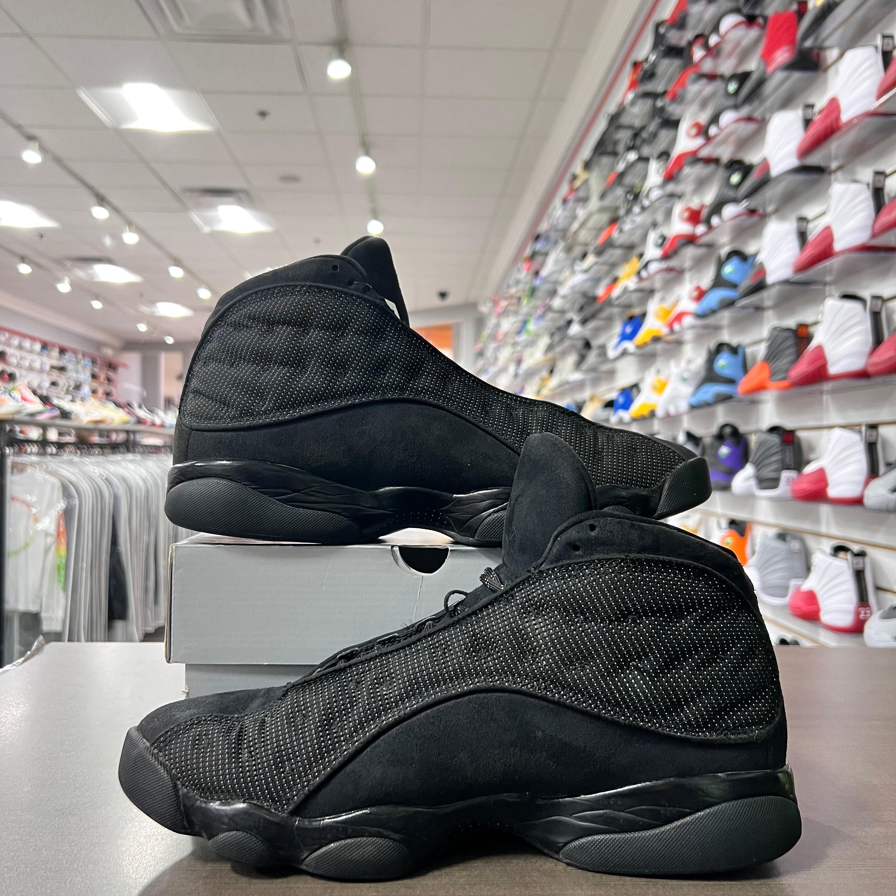 Jordan Retro 13 Mens Black Cat (Lightly Worn + Replacement Box)