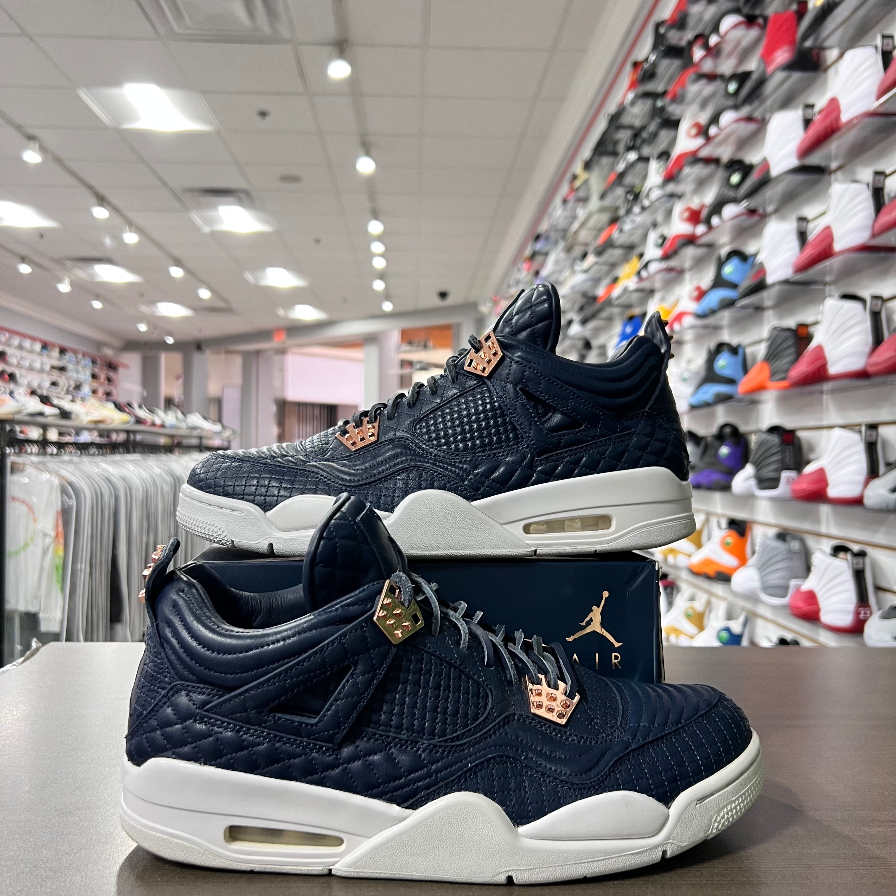Jordan Retro 4 Mens Pinnacle Obsidian (Lightly Worn)