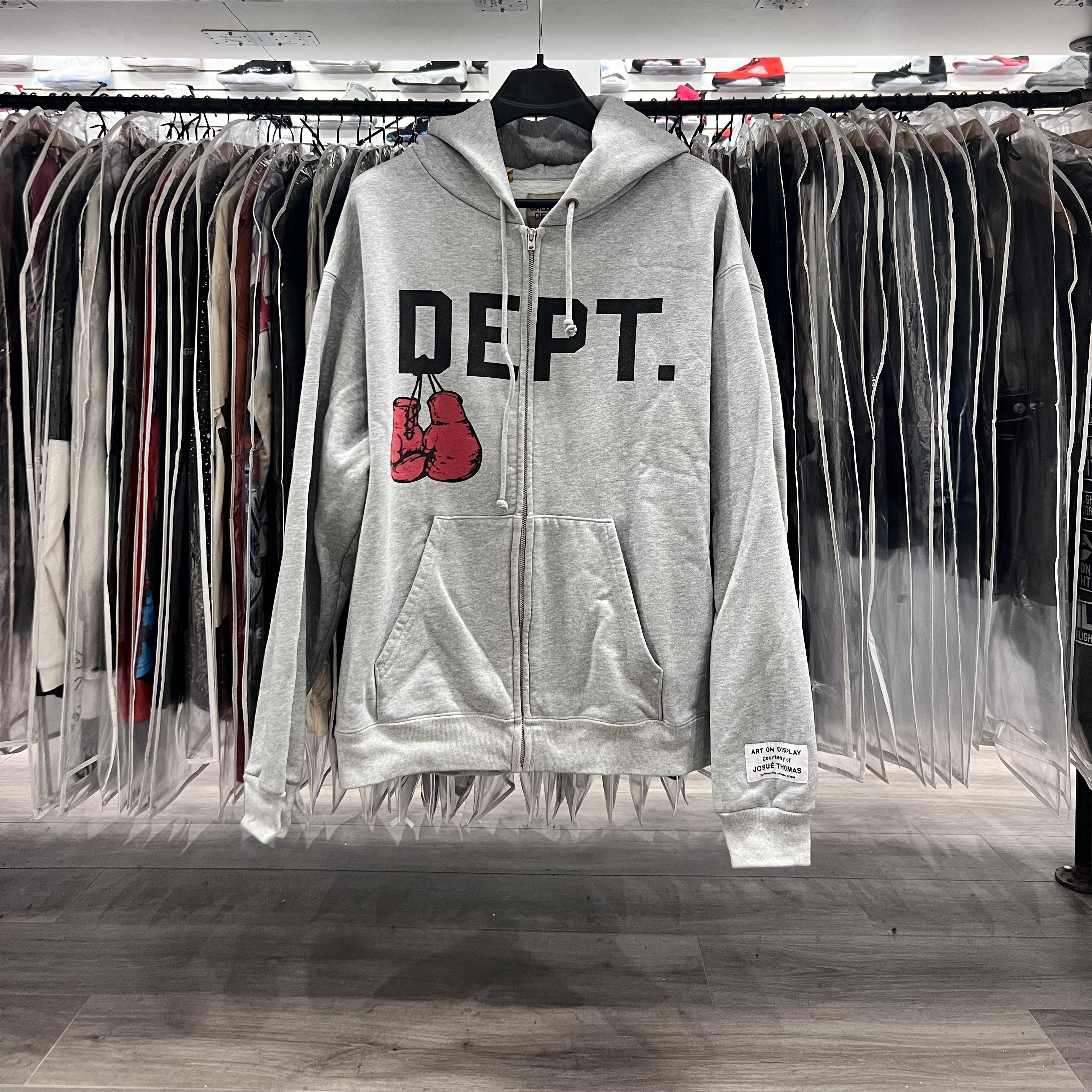 Gallery Dept Boxing Merch Zip Up Hoodie (Lightly Worn)
