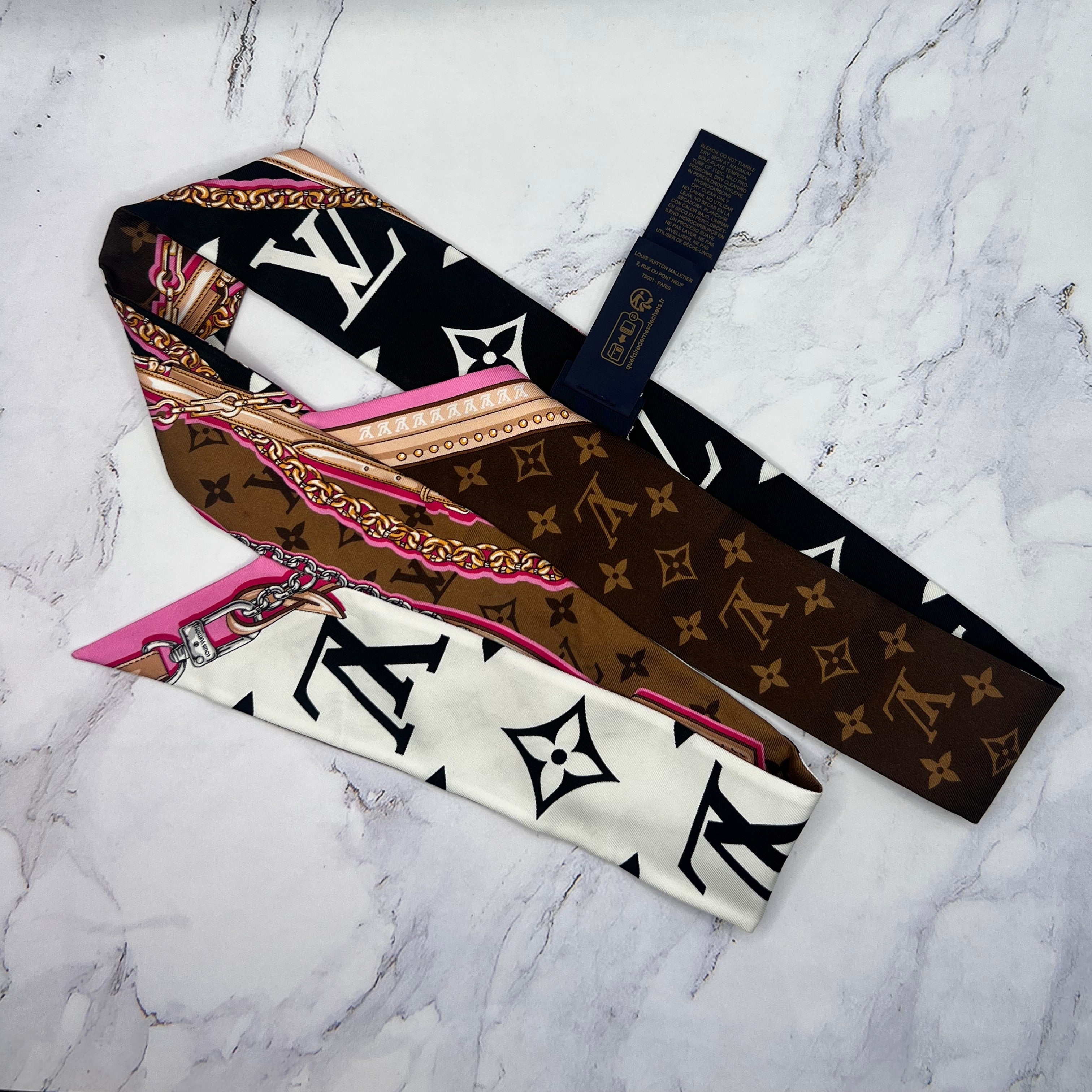 Louis Vuitton  Ultimate Monogram BB Silk Bandeau (Lightly Worn)