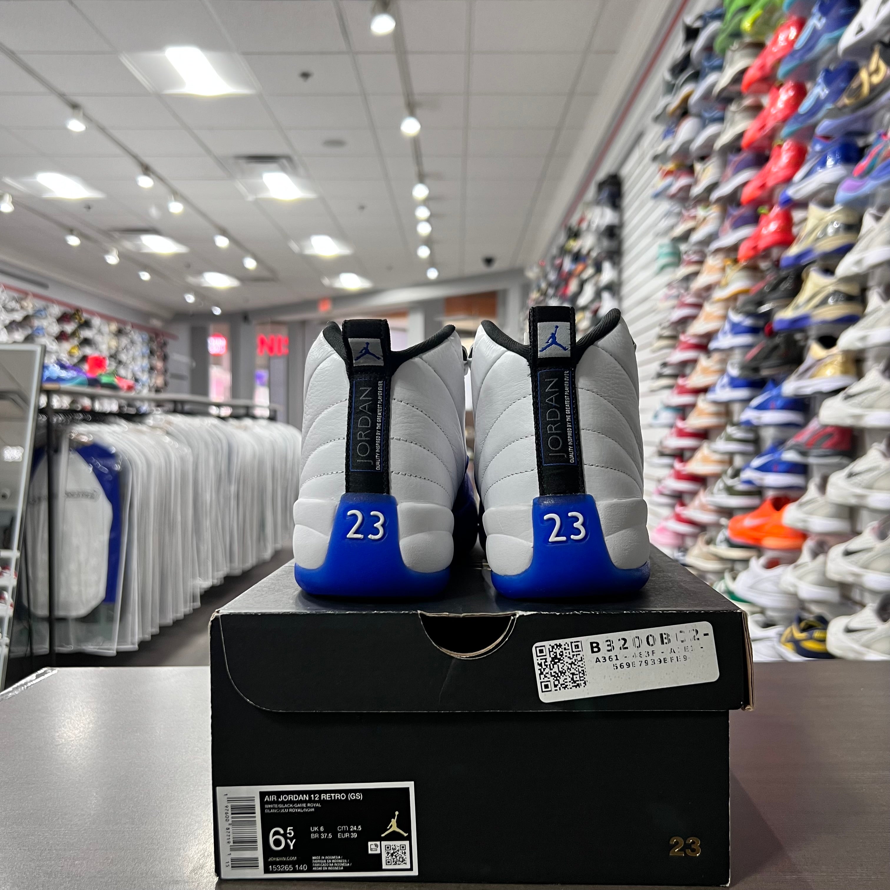 Jordan Retro 12 Gs Blueberry (Lightly Worn)