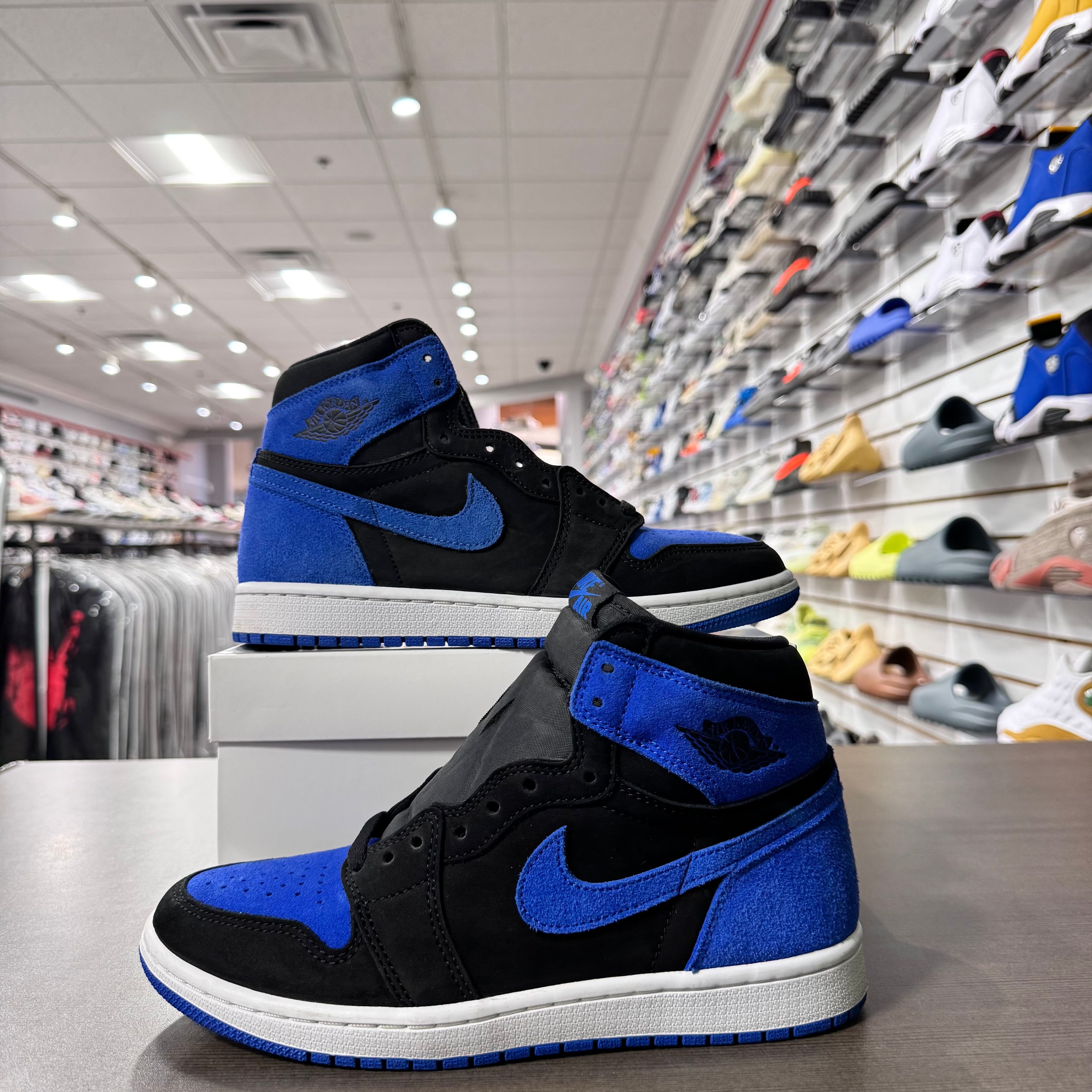 Jordan Retro 1 High Og Mens Royal Reimagined (Lightly Worn + Replacement Box)
