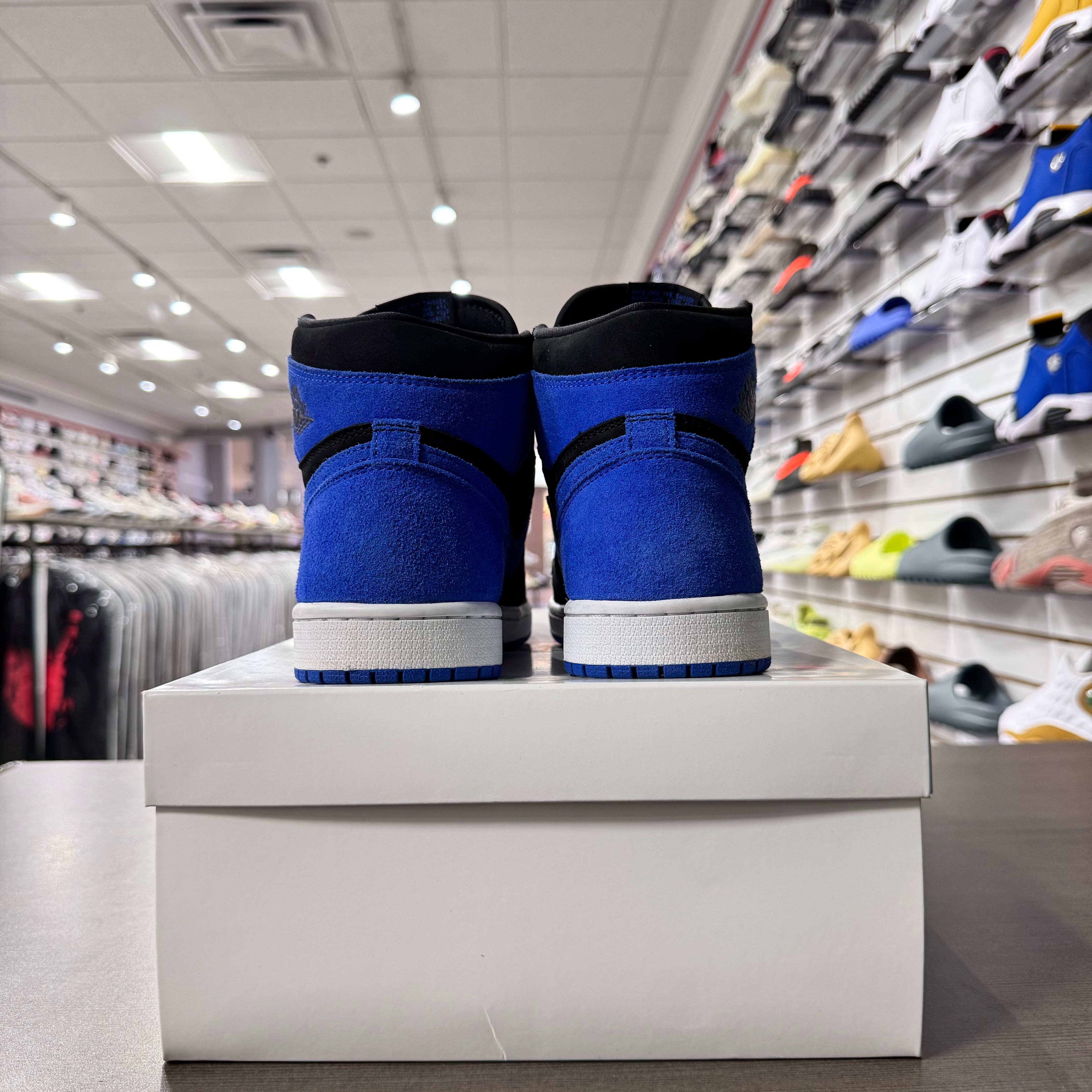 Jordan Retro 1 High Og Mens Royal Reimagined (Lightly Worn + Replacement Box)