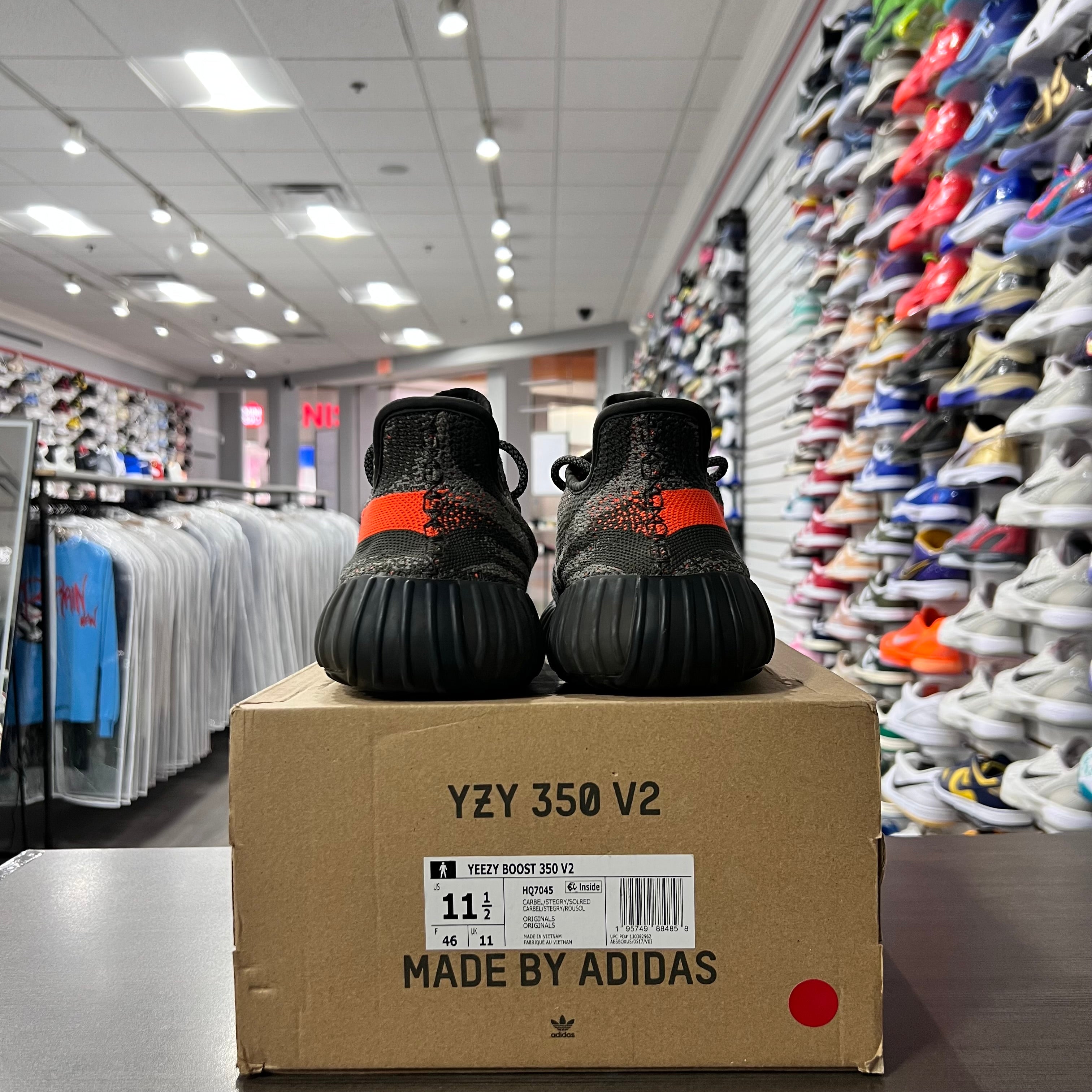 Adidas Yeezy Boost 350 V2 Carbon Beluga (Lightly Worn)