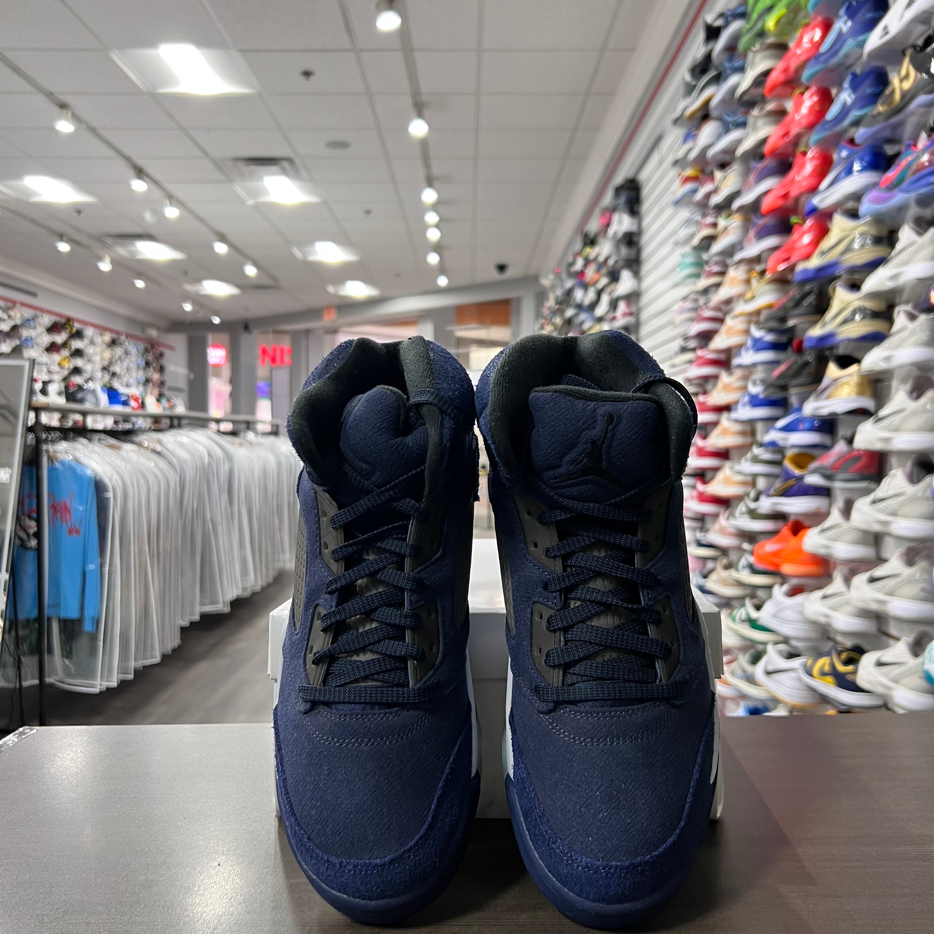 Jordan Retro 5 Midnight Navy (Lightly Worn+Replacement Box)