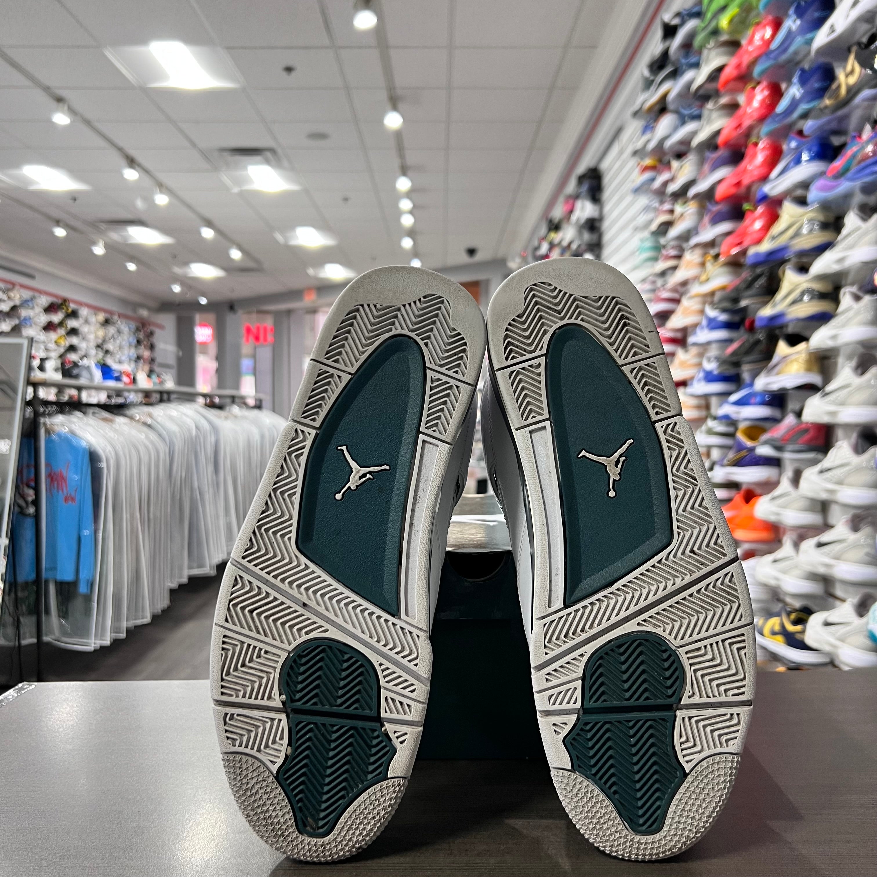 Jordan Retro 4 Mens Oxidized Green (Lightly Worn)