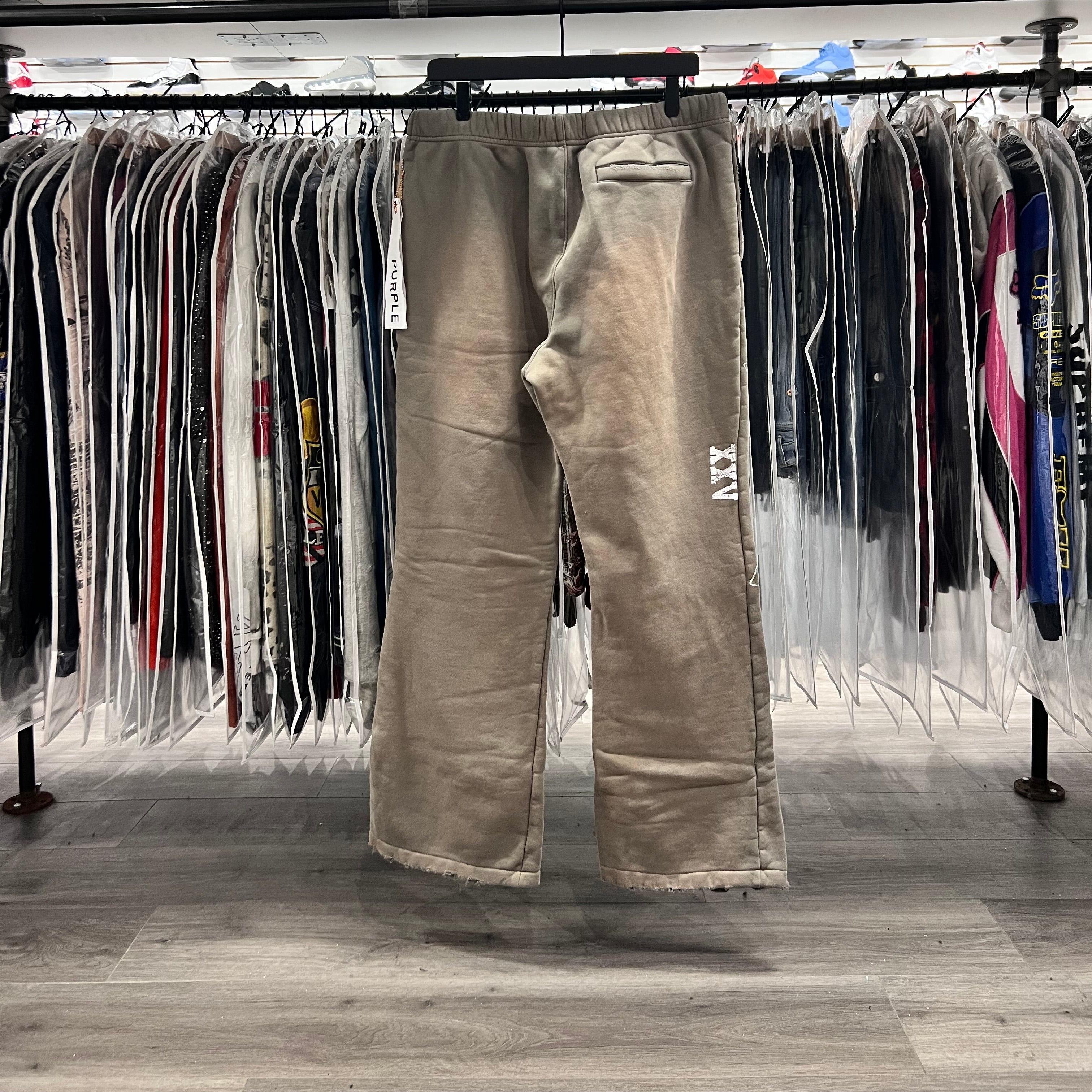 Purple Brand Sunfade Flared Sweatpants (Lightly Worn)