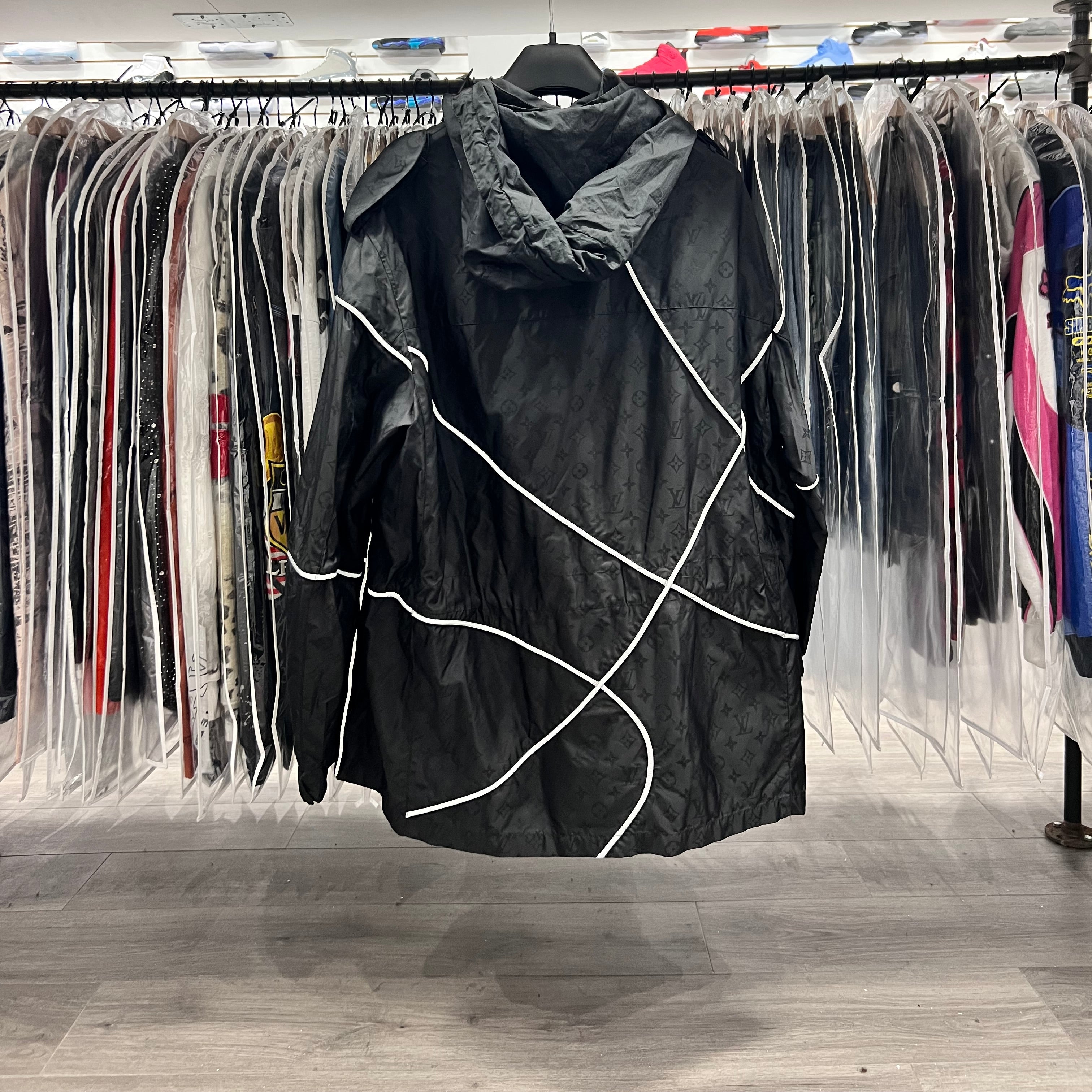 Louis Vuitton NBA Black Monogram Jacket (Lightly Worn)