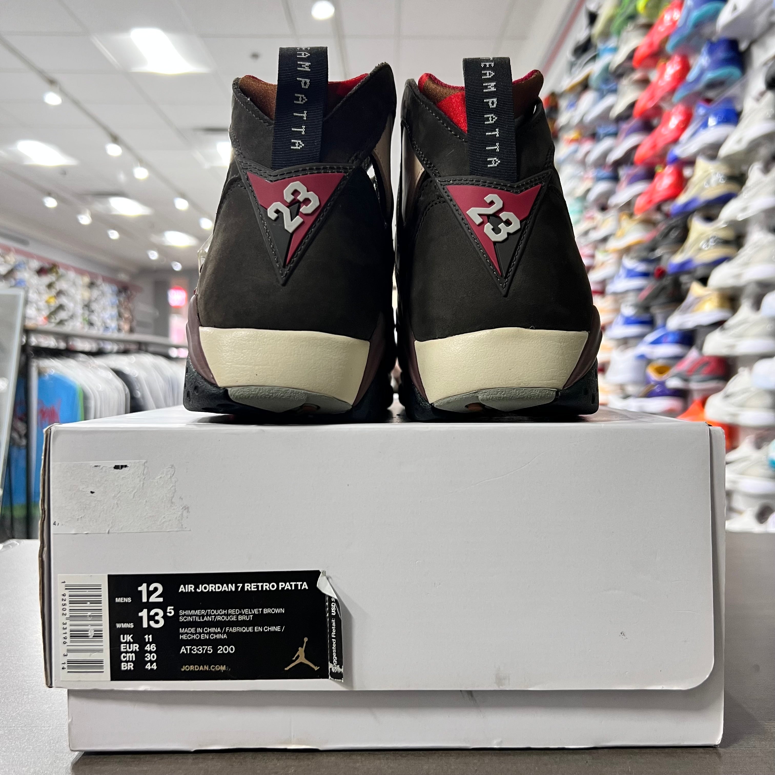 Jordan Retro 7 Patta Shimmer (Lightly Worn)