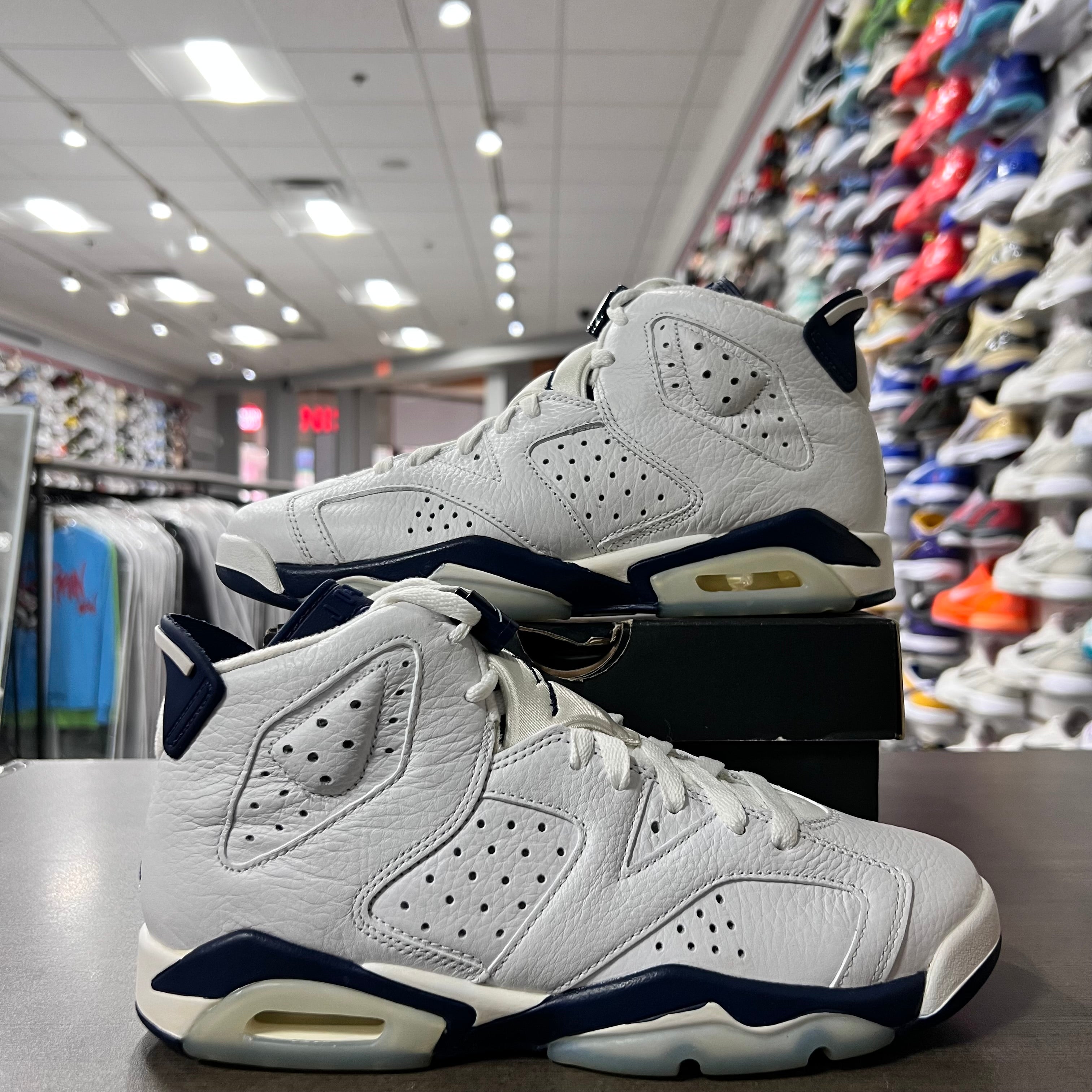 Jordan Retro 6 Gs Midnight Navy (Lightly Worn)