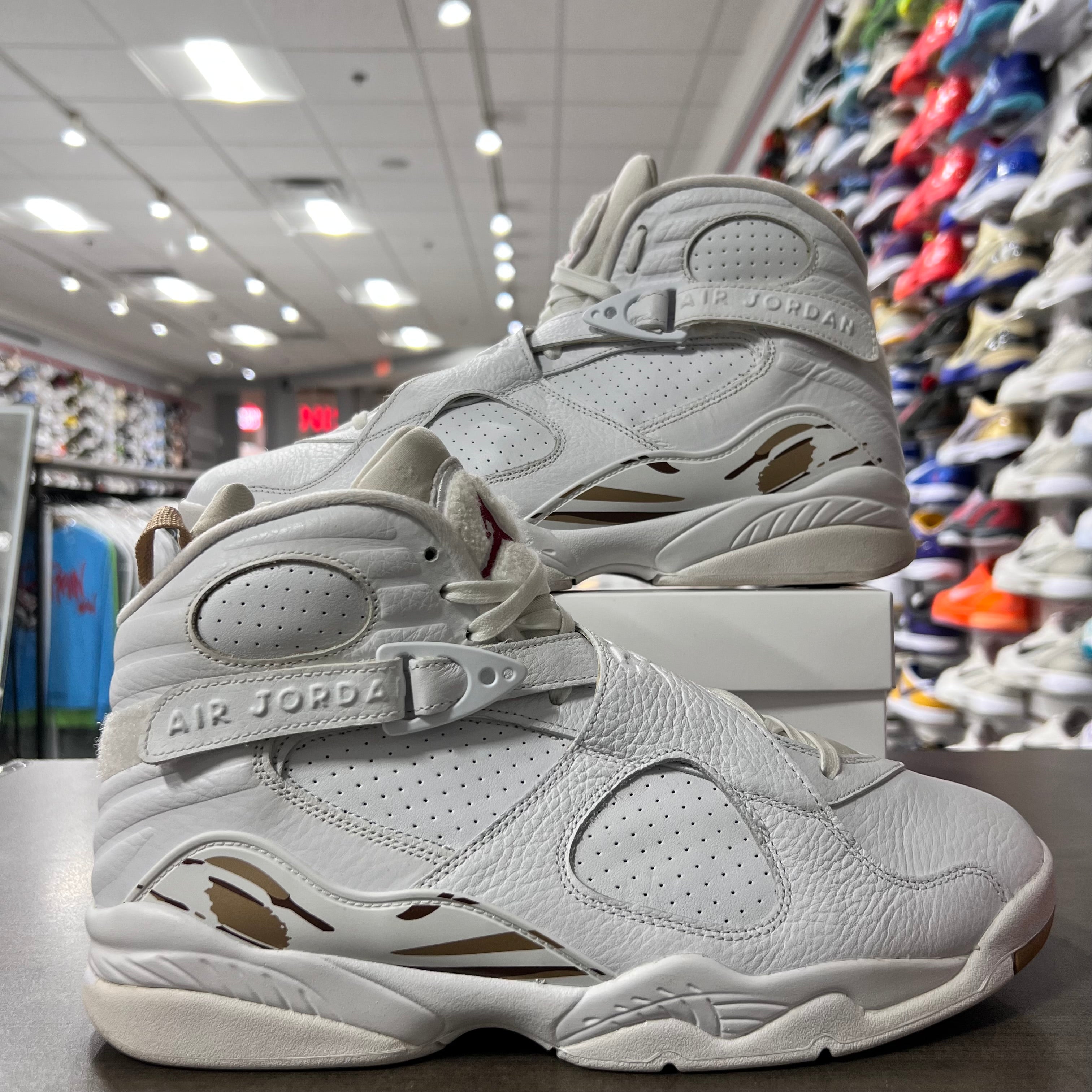 Jordan Retro 8 Mens OVO White (Lightly Worn+Replacement Box)