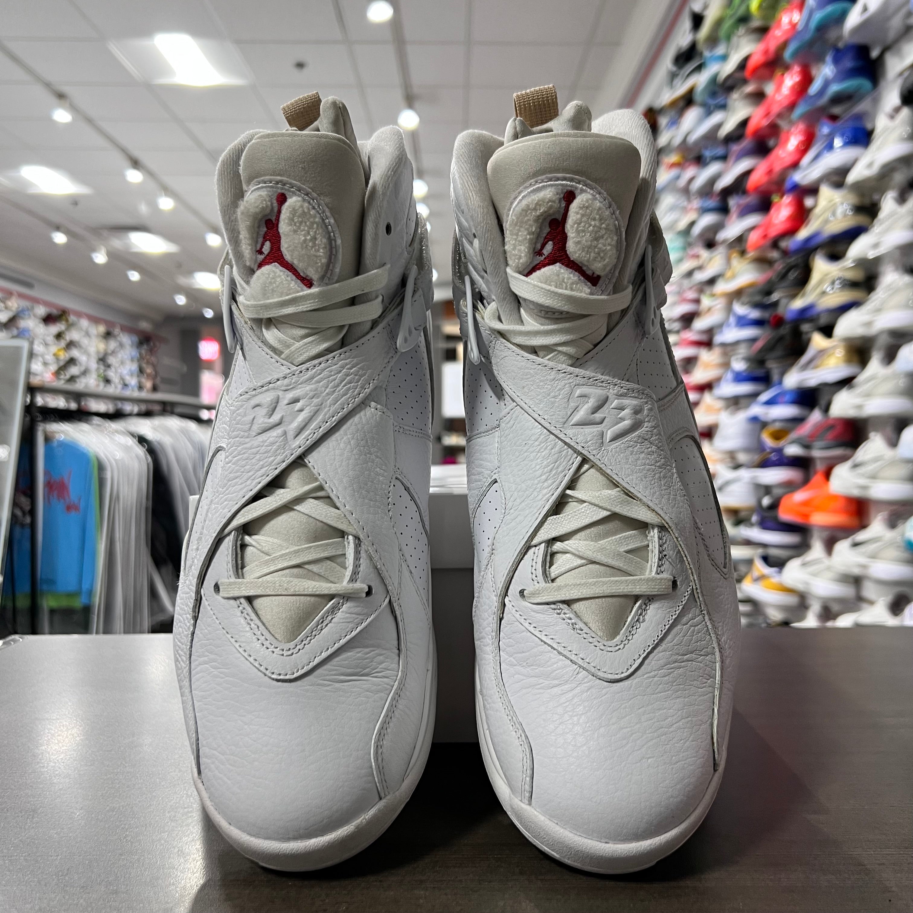 Jordan Retro 8 Mens OVO White (Lightly Worn+Replacement Box)