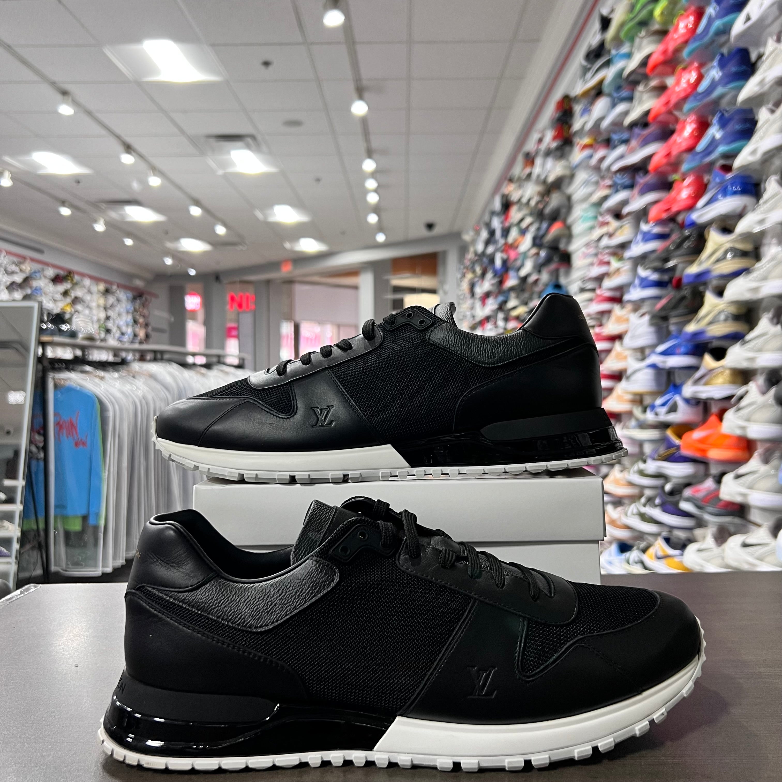 Louis Vuitton Run Away Sneaker Black (Lightly Worn+Replacement Box)