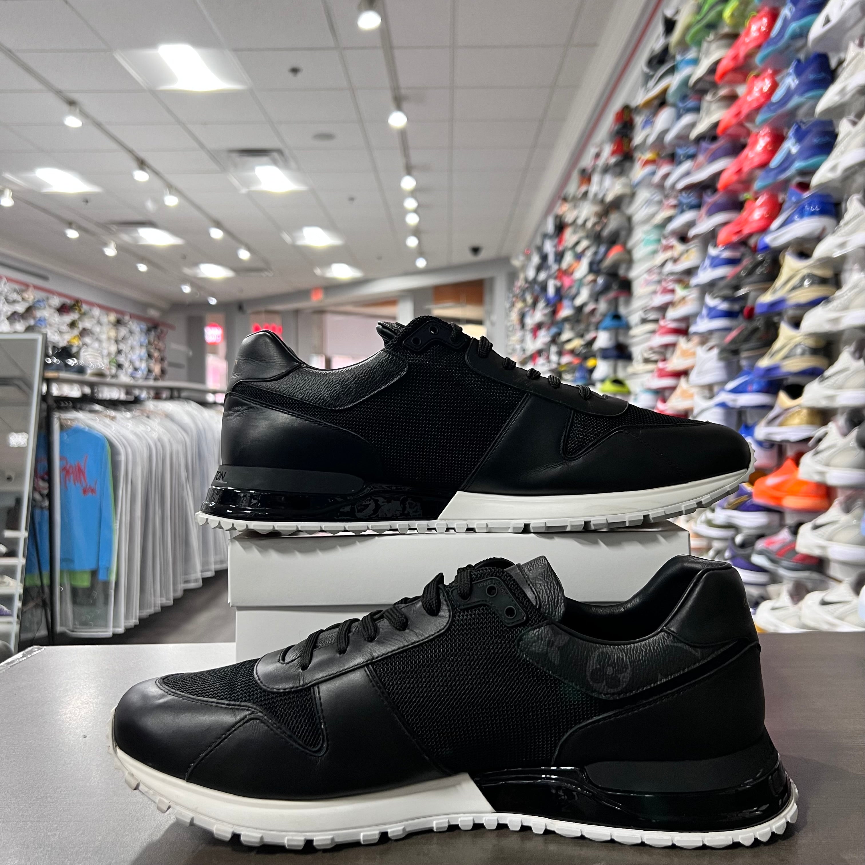 Louis Vuitton Run Away Sneaker Black (Lightly Worn+Replacement Box)