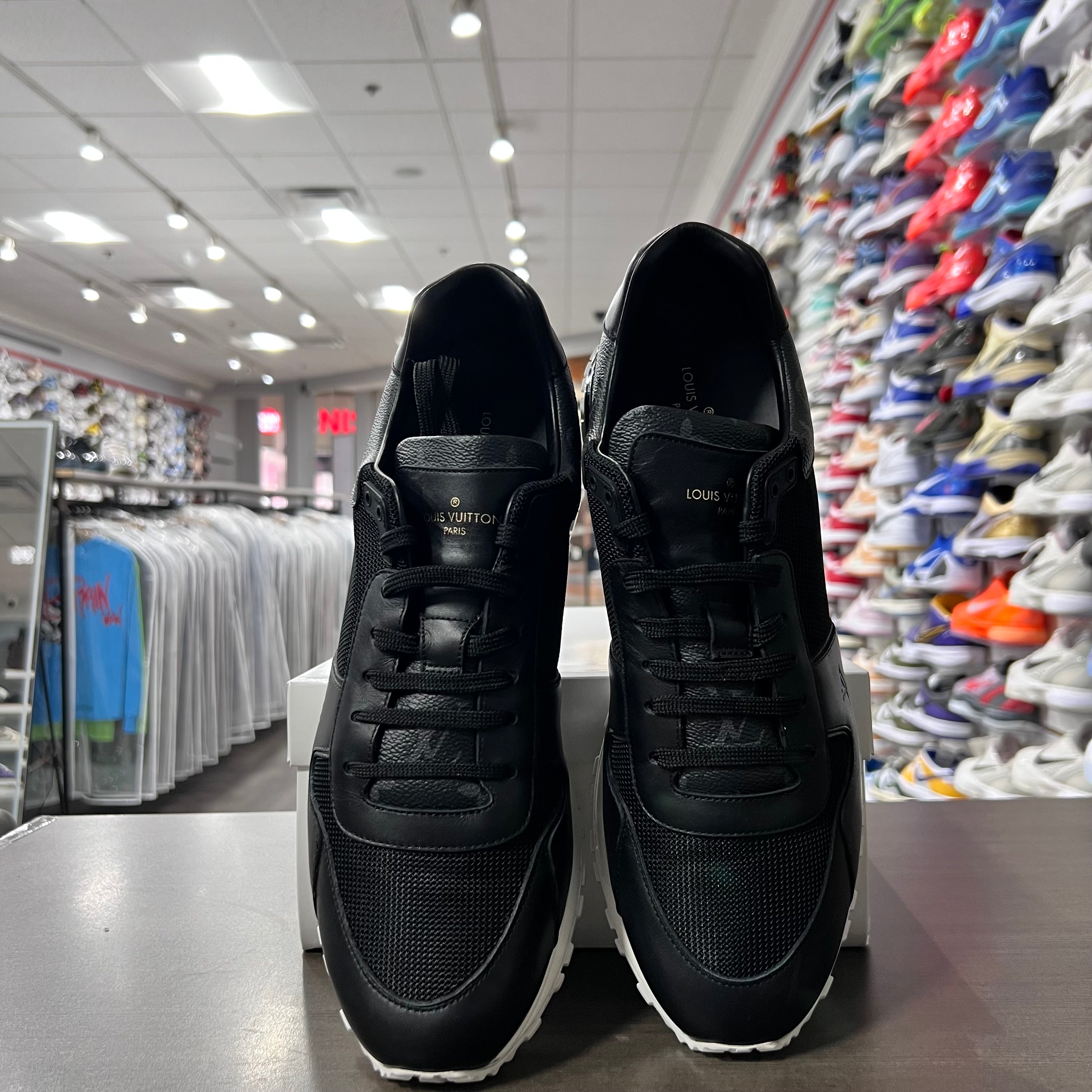 Louis Vuitton Run Away Sneaker Black (Lightly Worn+Replacement Box)