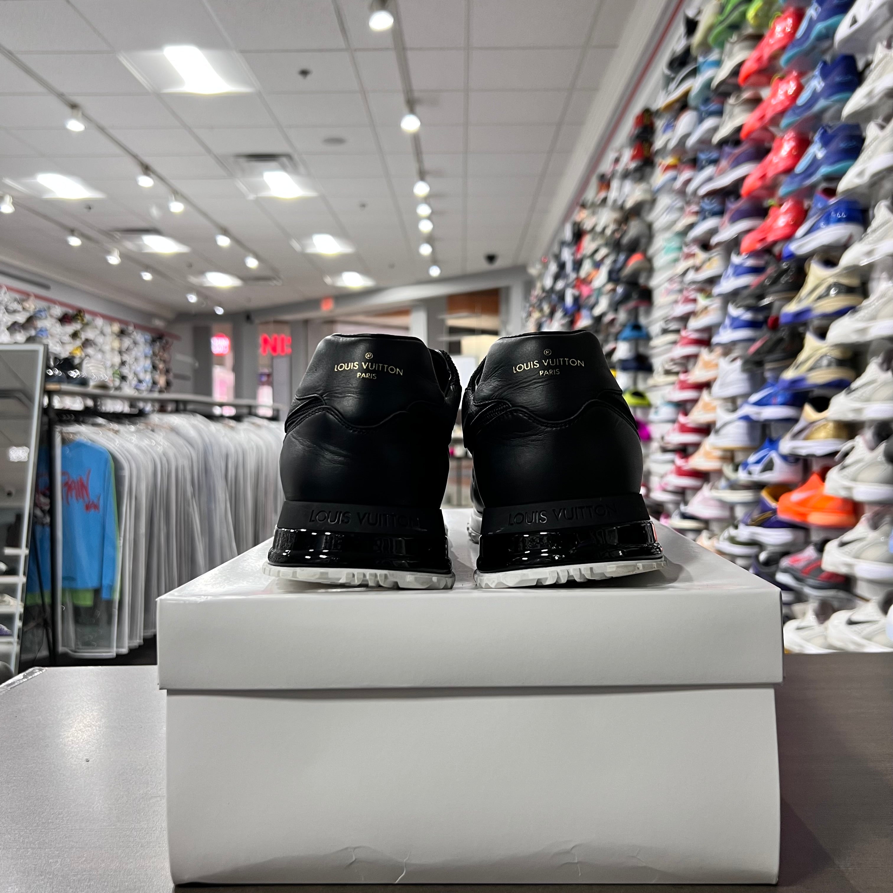 Louis Vuitton Run Away Sneaker Black (Lightly Worn+Replacement Box)