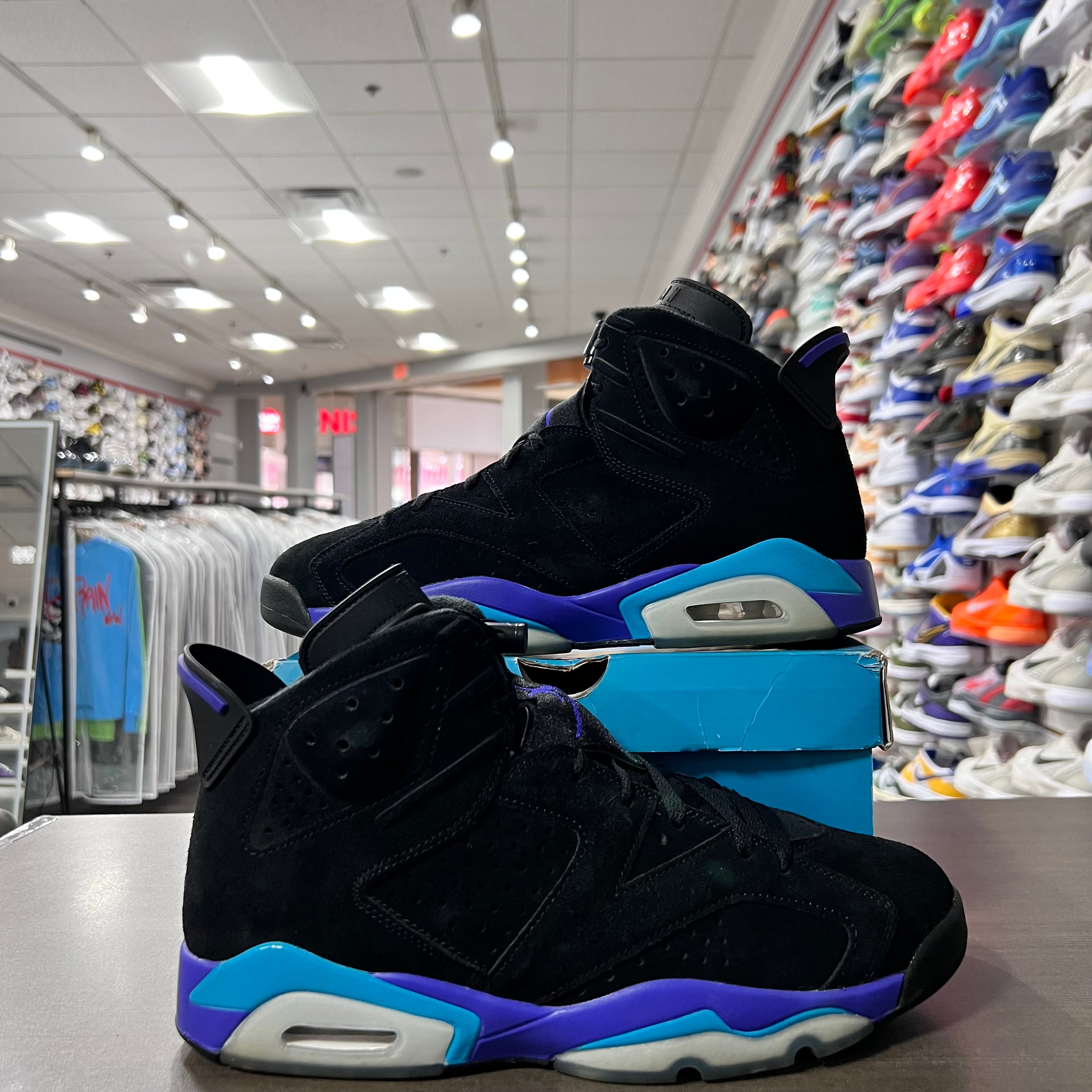 Jordan Retro 6 Mens Aqua (Lightly Worn)