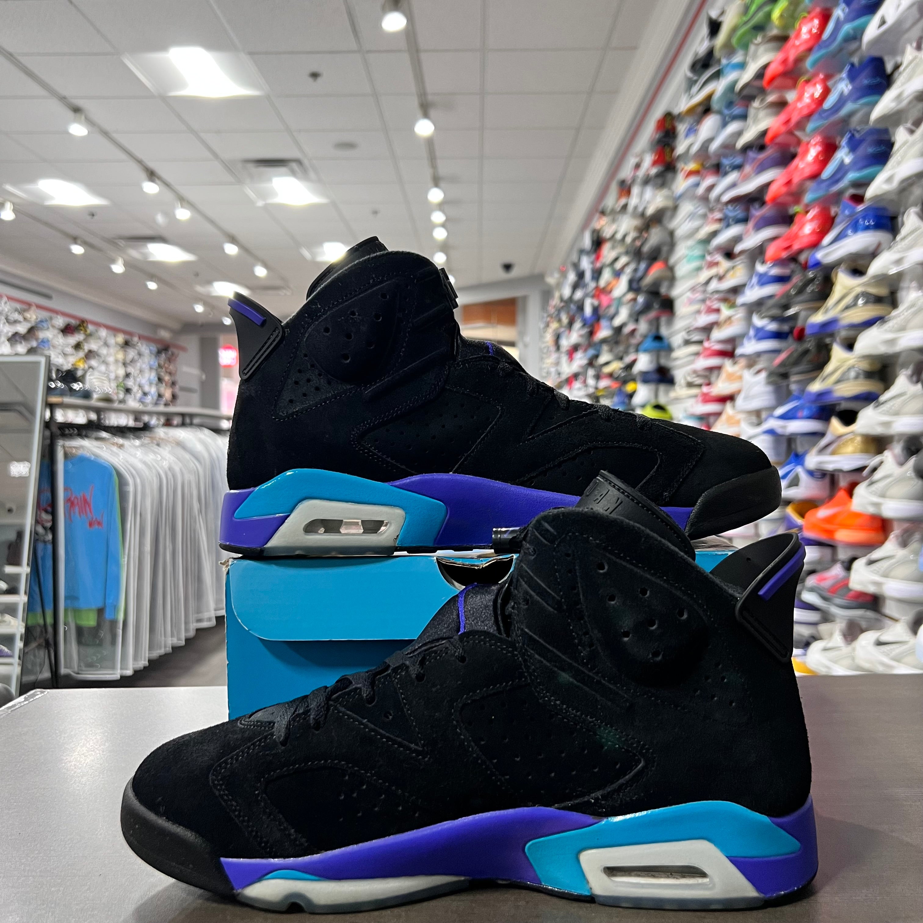 Jordan Retro 6 Mens Aqua (Lightly Worn)