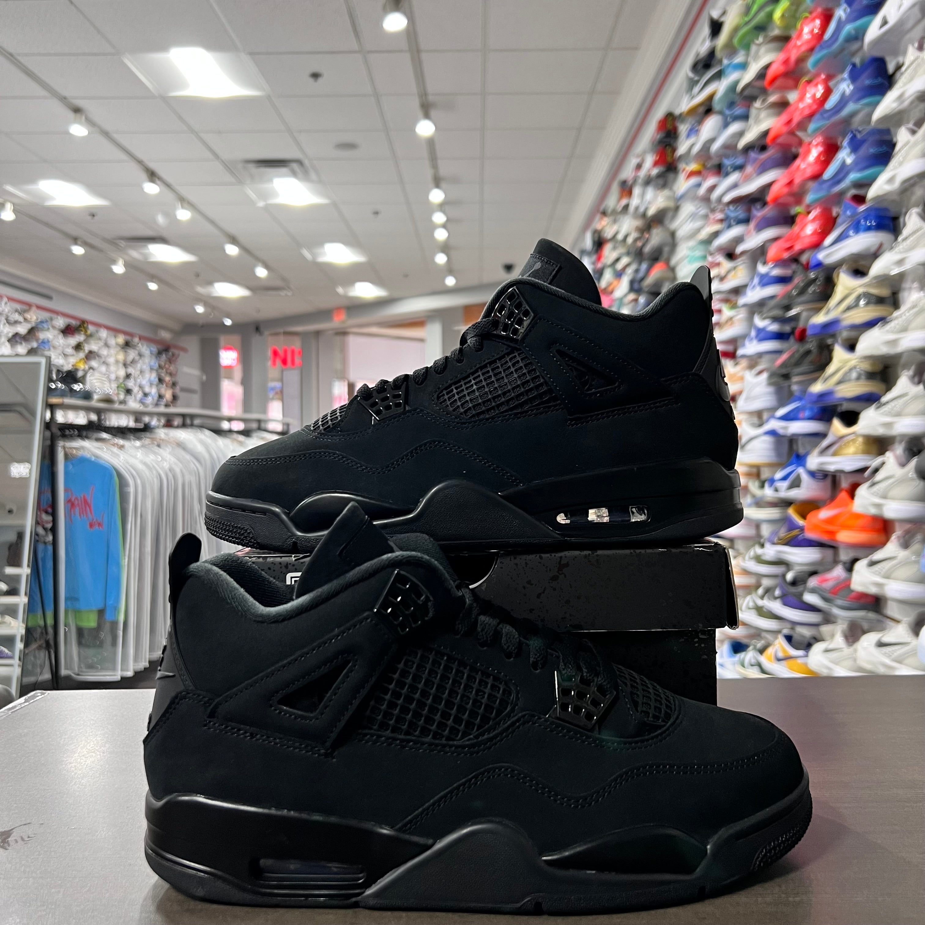 Jordan Retro 4 Mens Black Cat (Lightly Worn)