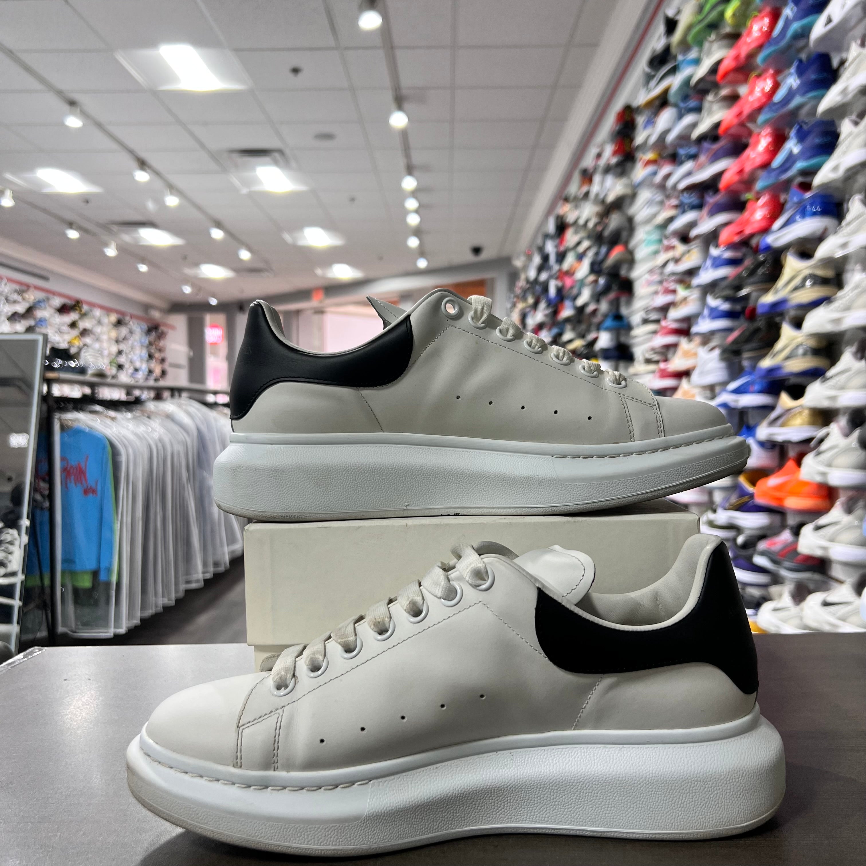 Alexander Mcqueens Mens Oversized White/Black (Lightly Worn)