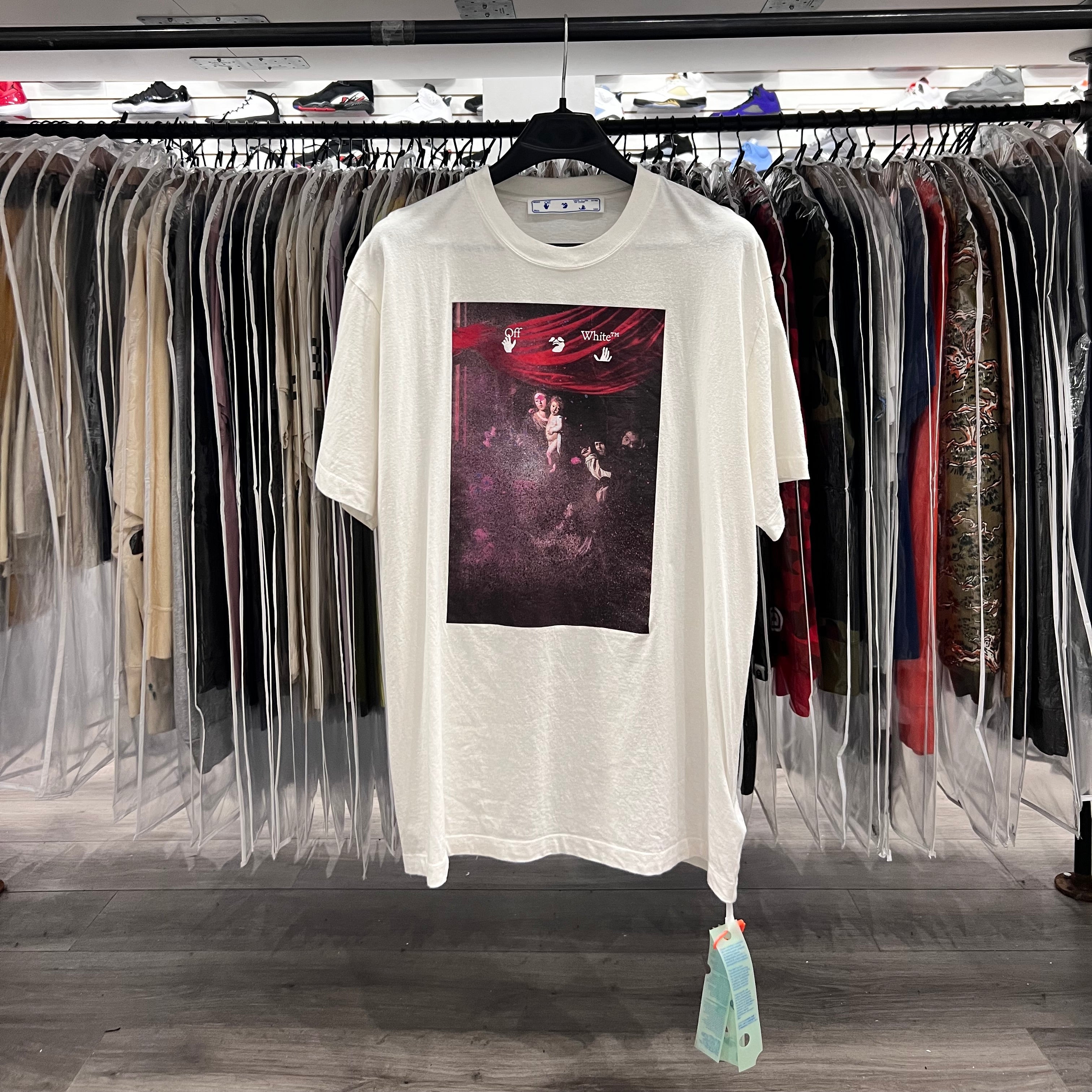Off White Caravaggio Tee White (Lightly Worn)
