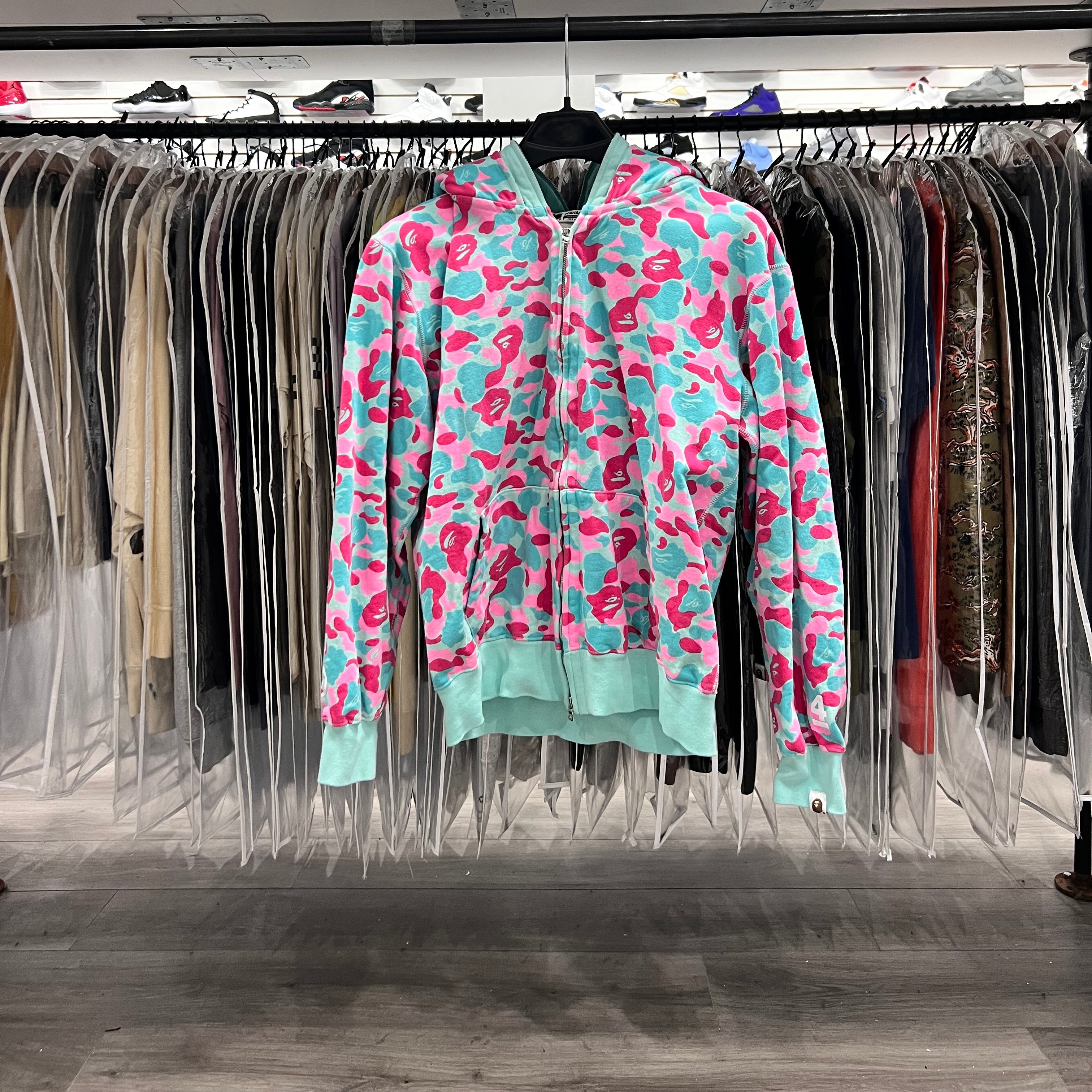A Bathing Ape Miami 4th Anniversary Shark Full Zip Double Hoodie (Lightly Worn)