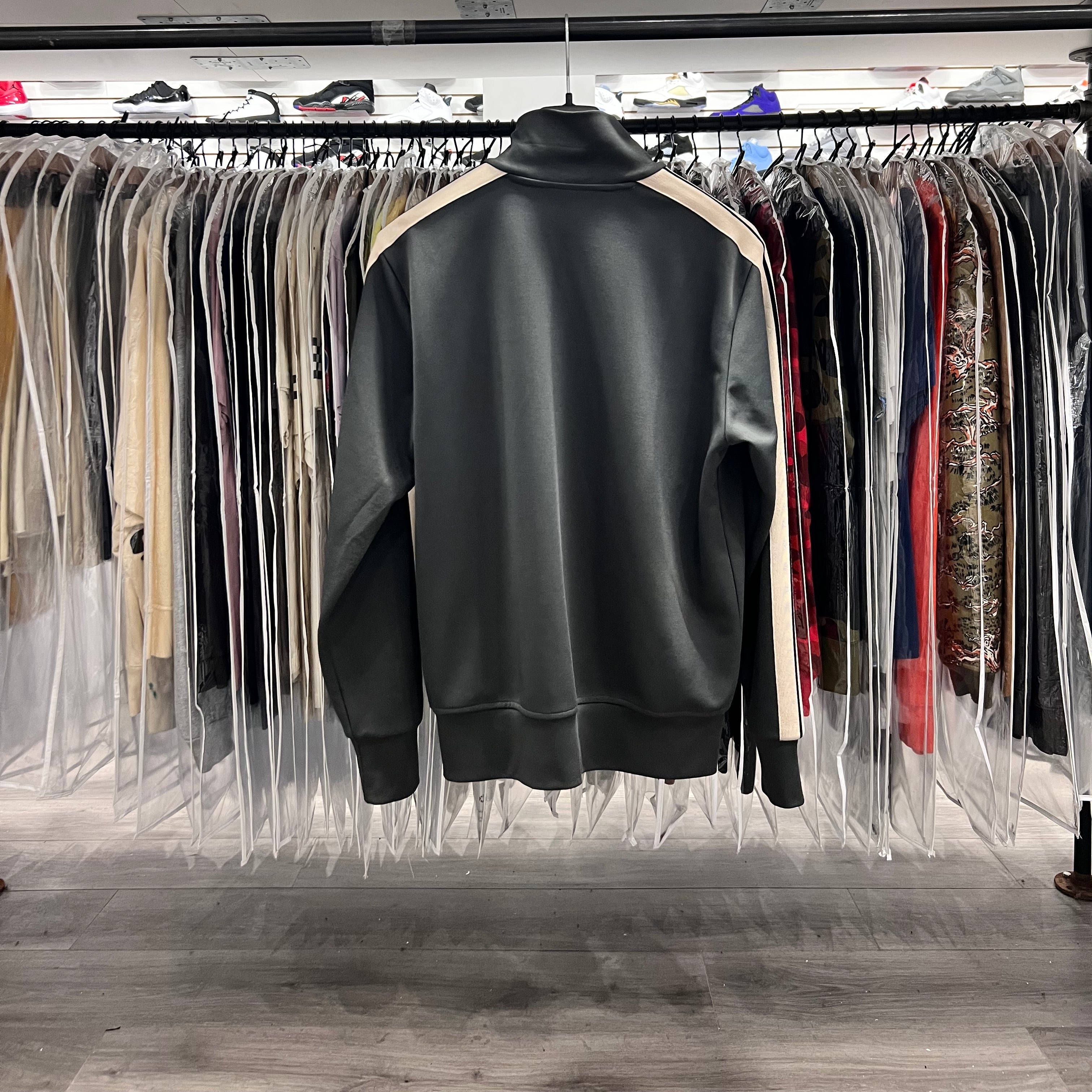 Palm Angels Grey Track Jacket (Lightly Worn)