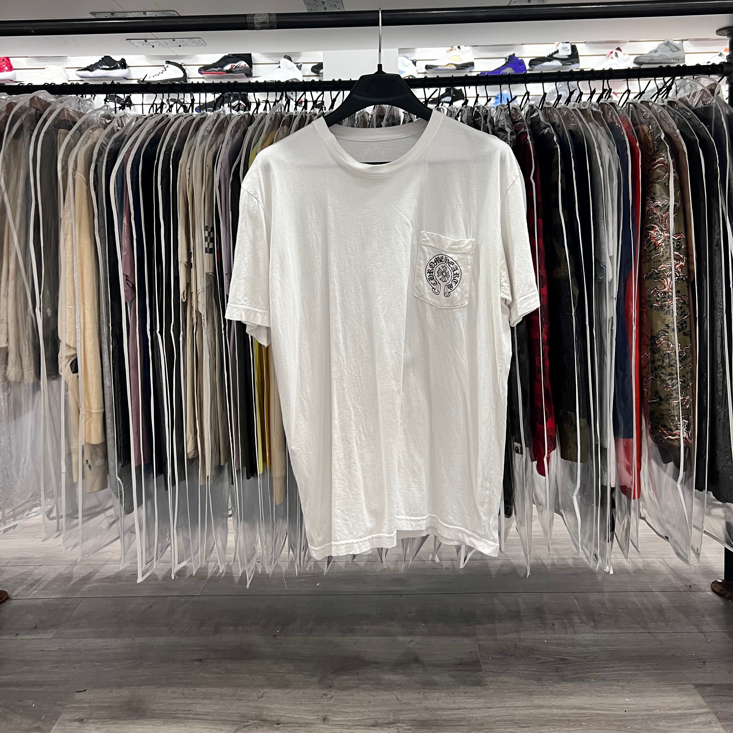 Chrome Hearts Horseshoe Tee White (Lightly Worn)