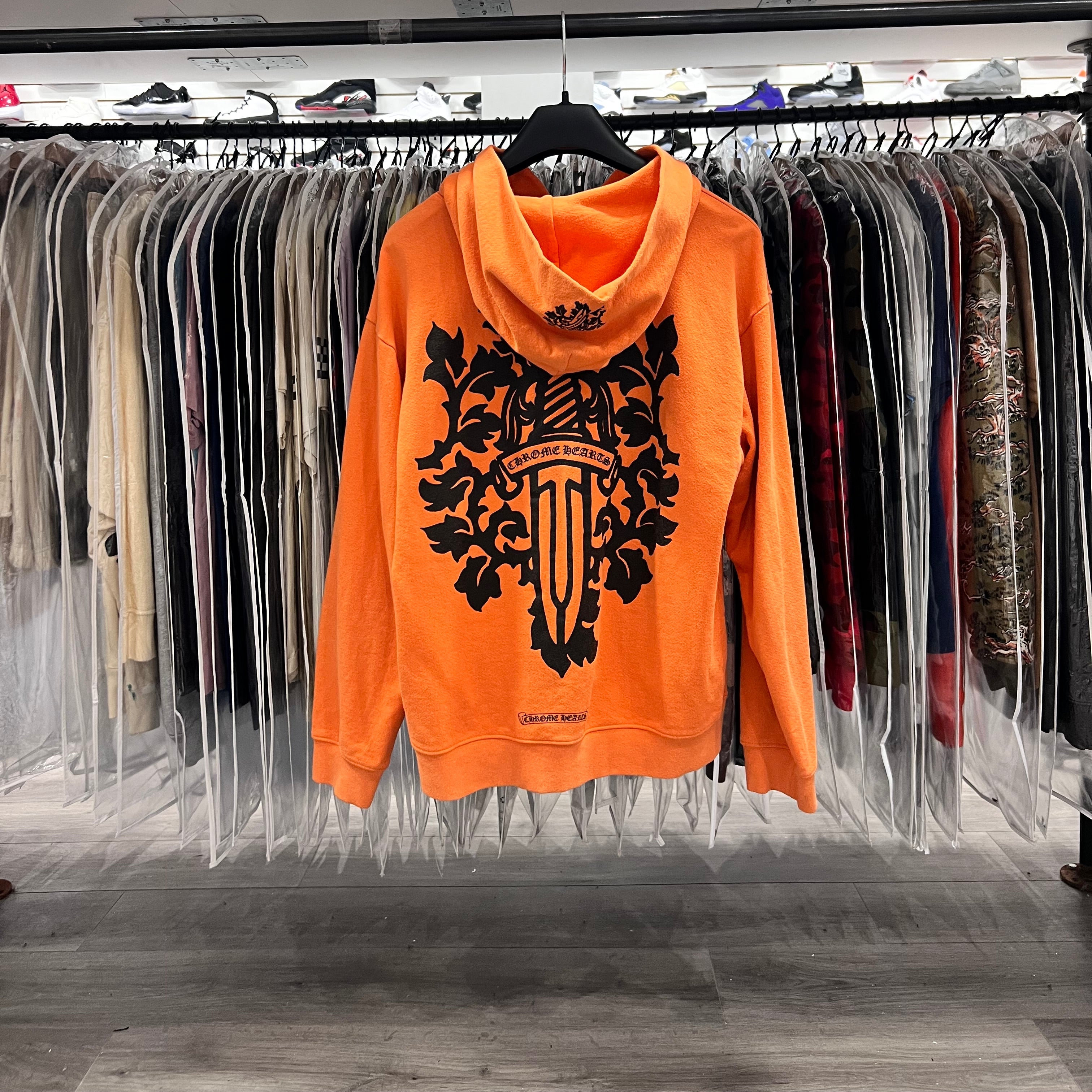 Chrome Hearts Dagger Vine Chrome Hoodie (Lightly Worn)