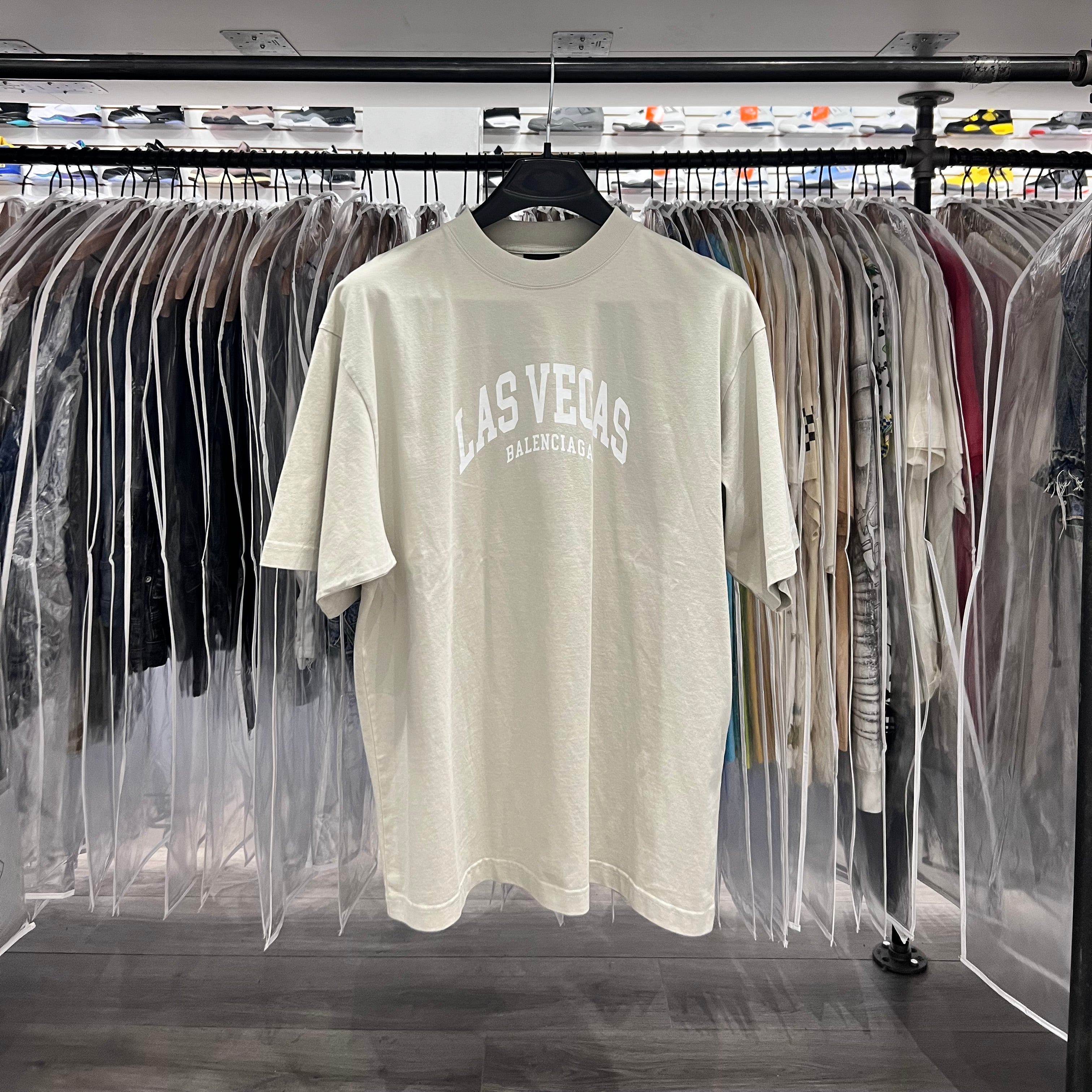 Balenciaga Vegas Tee Cream White