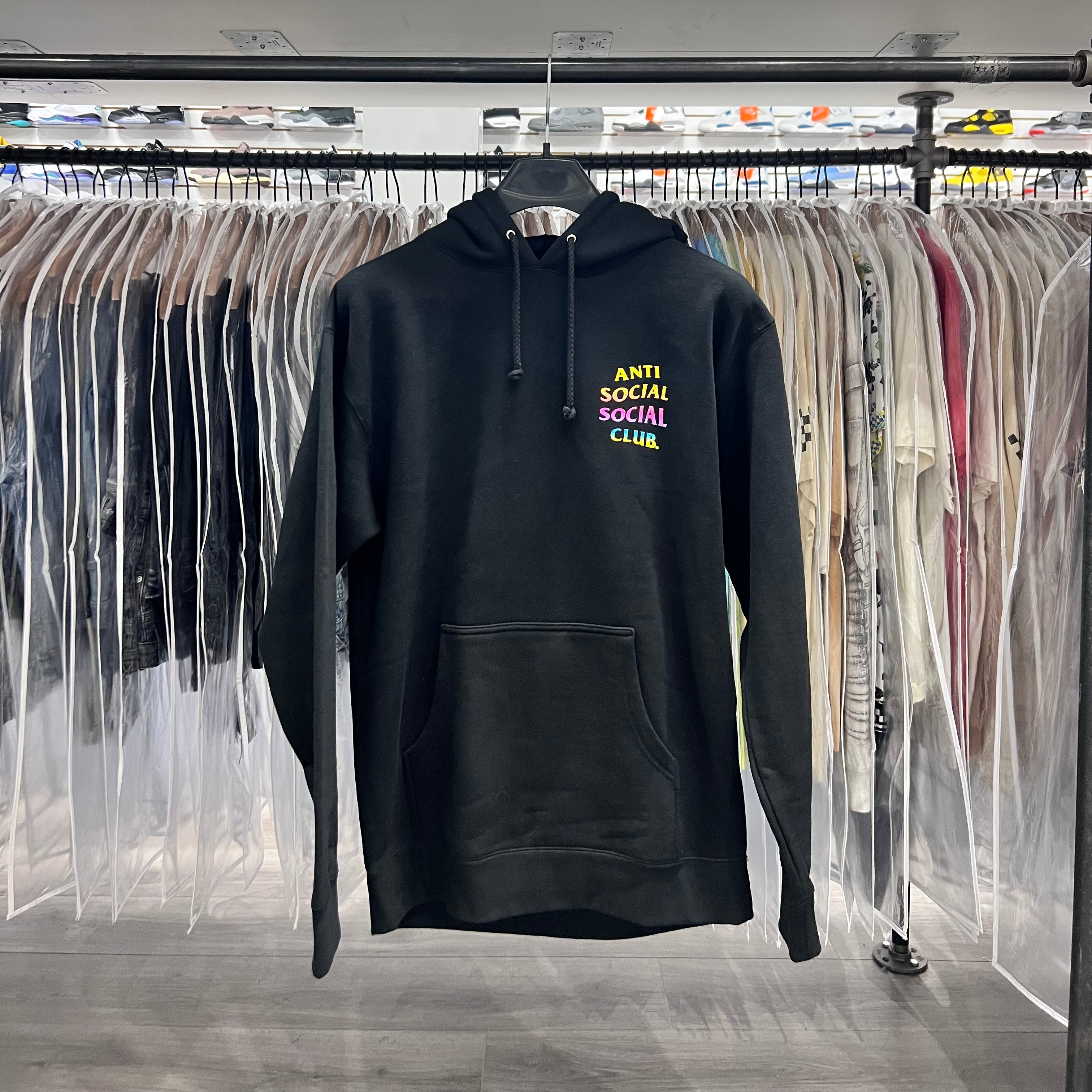 Anti Social Social Club Hoodie Black Three Evils