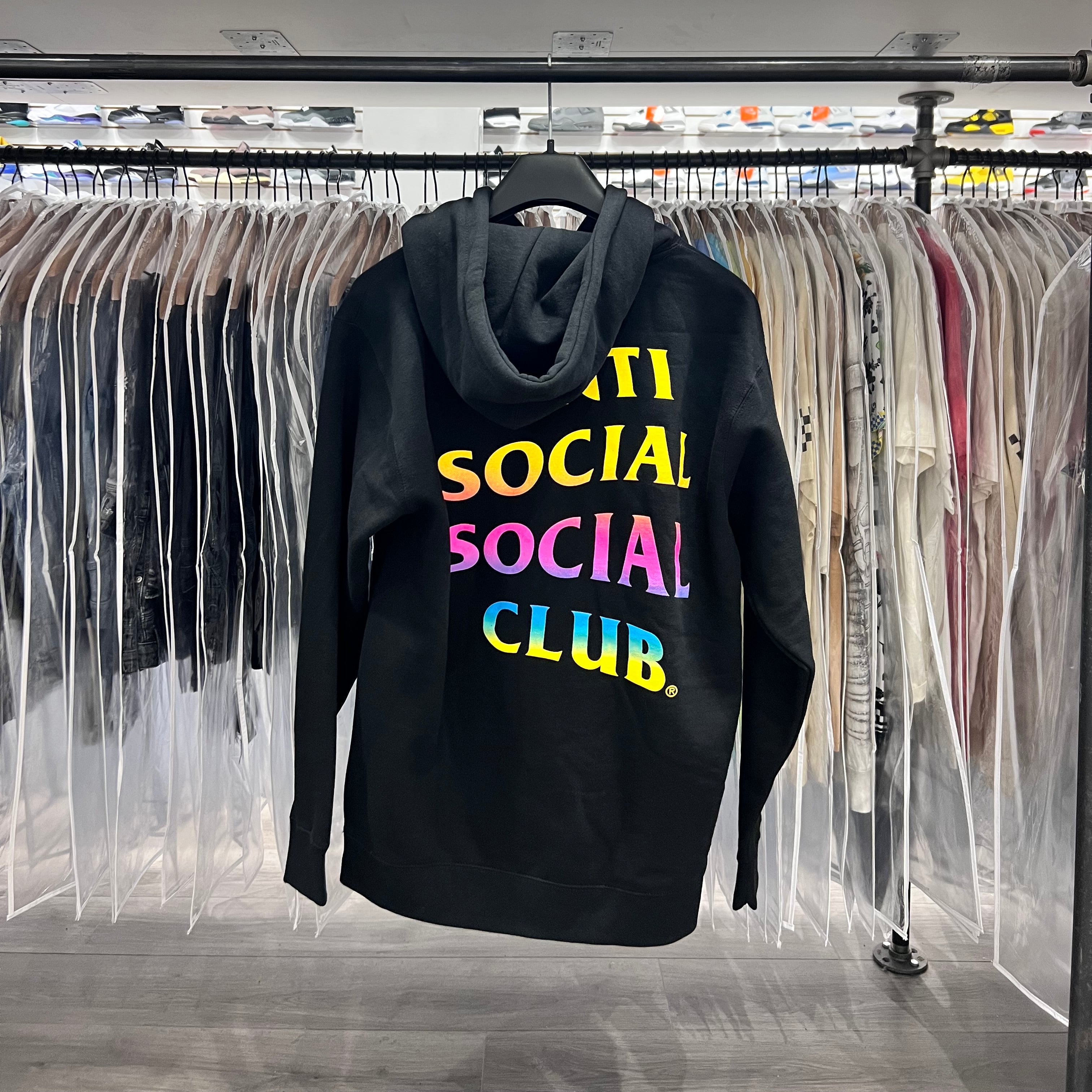 Anti Social Social Club Hoodie Black Three Evils