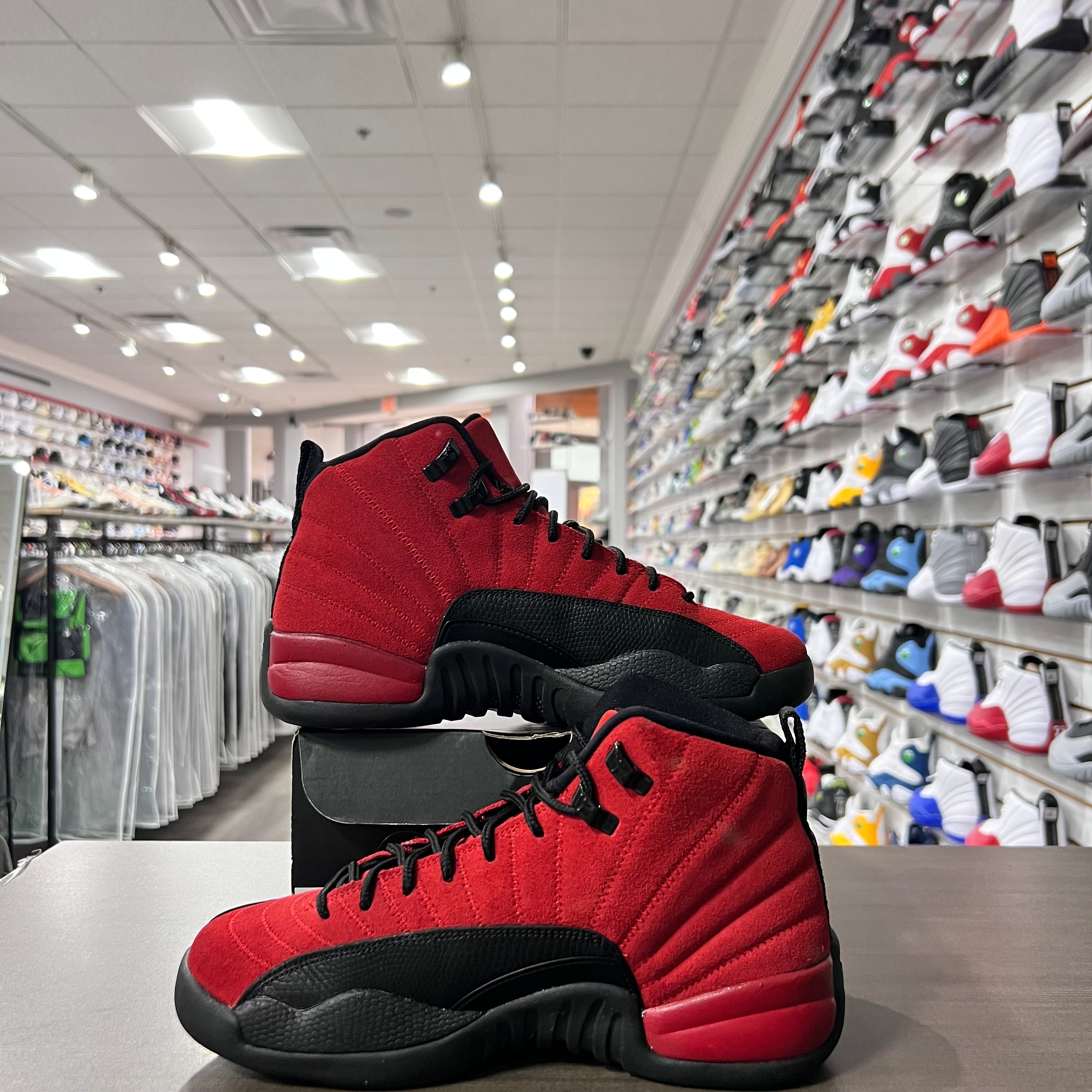 Jordan Retro 12 Gs Reverse Flu Game (Lightly Worn)