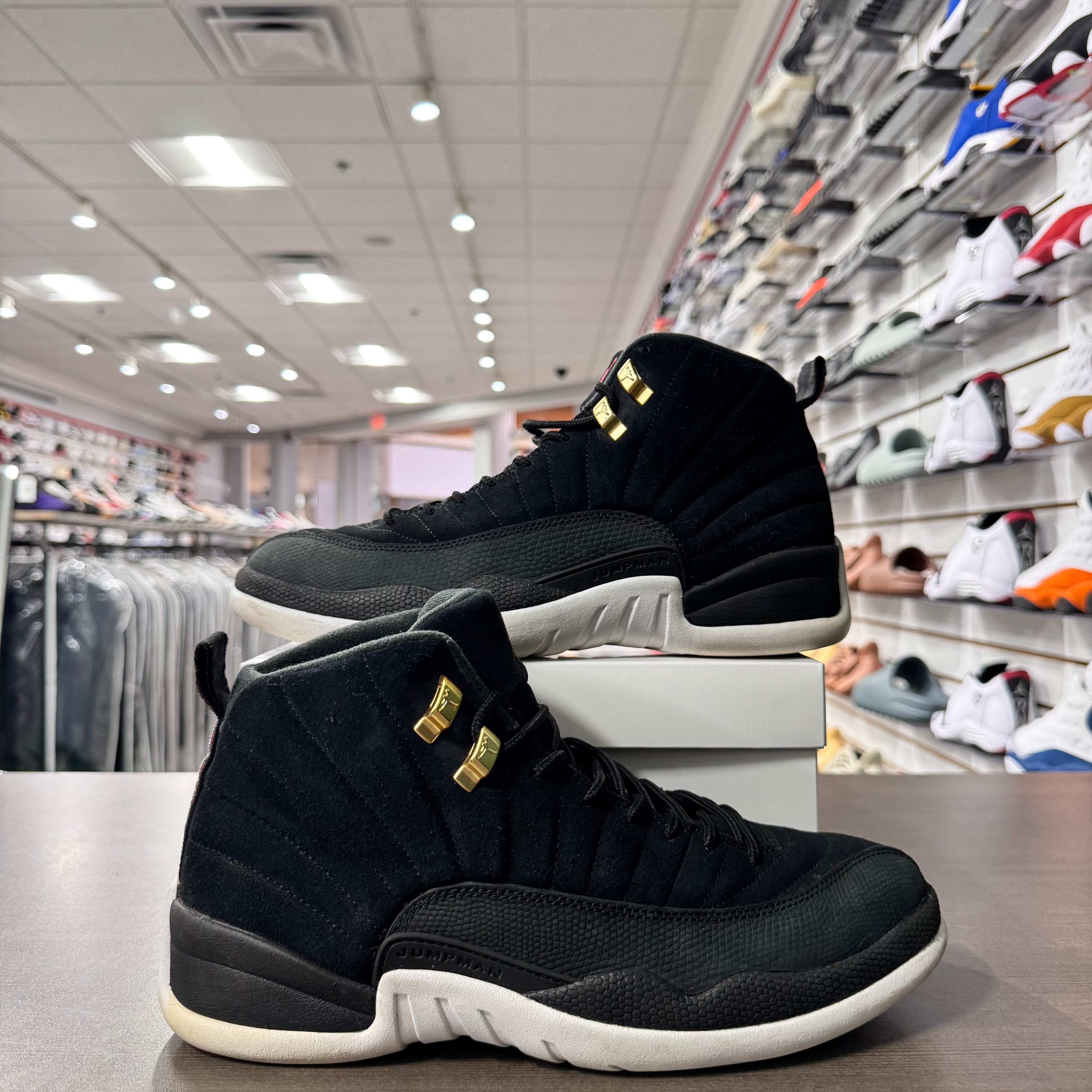 Jordan Retro 12 Mens Reverse Taxi (Lightly Worn + Replacement Box)