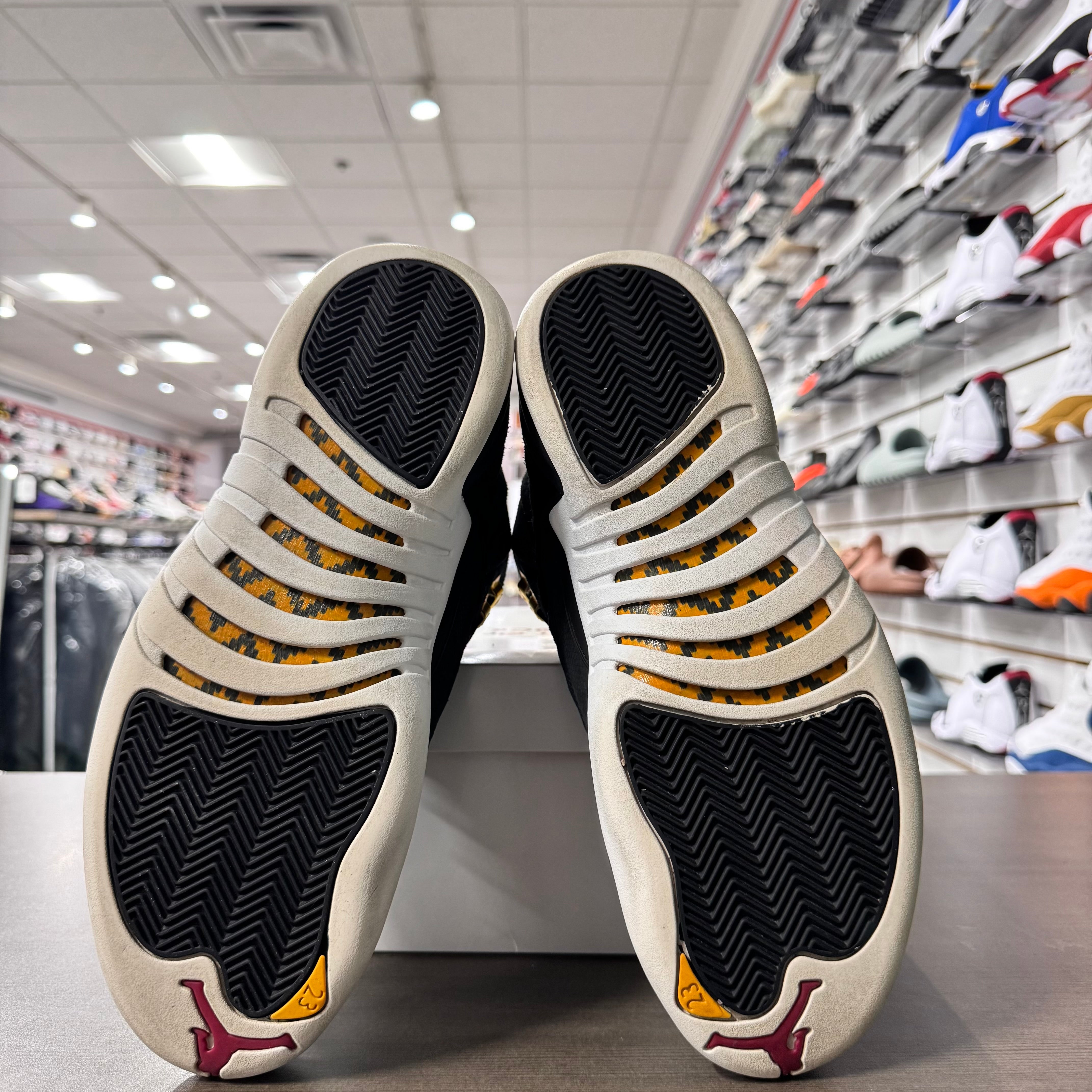 Jordan Retro 12 Mens Reverse Taxi (Lightly Worn + Replacement Box)