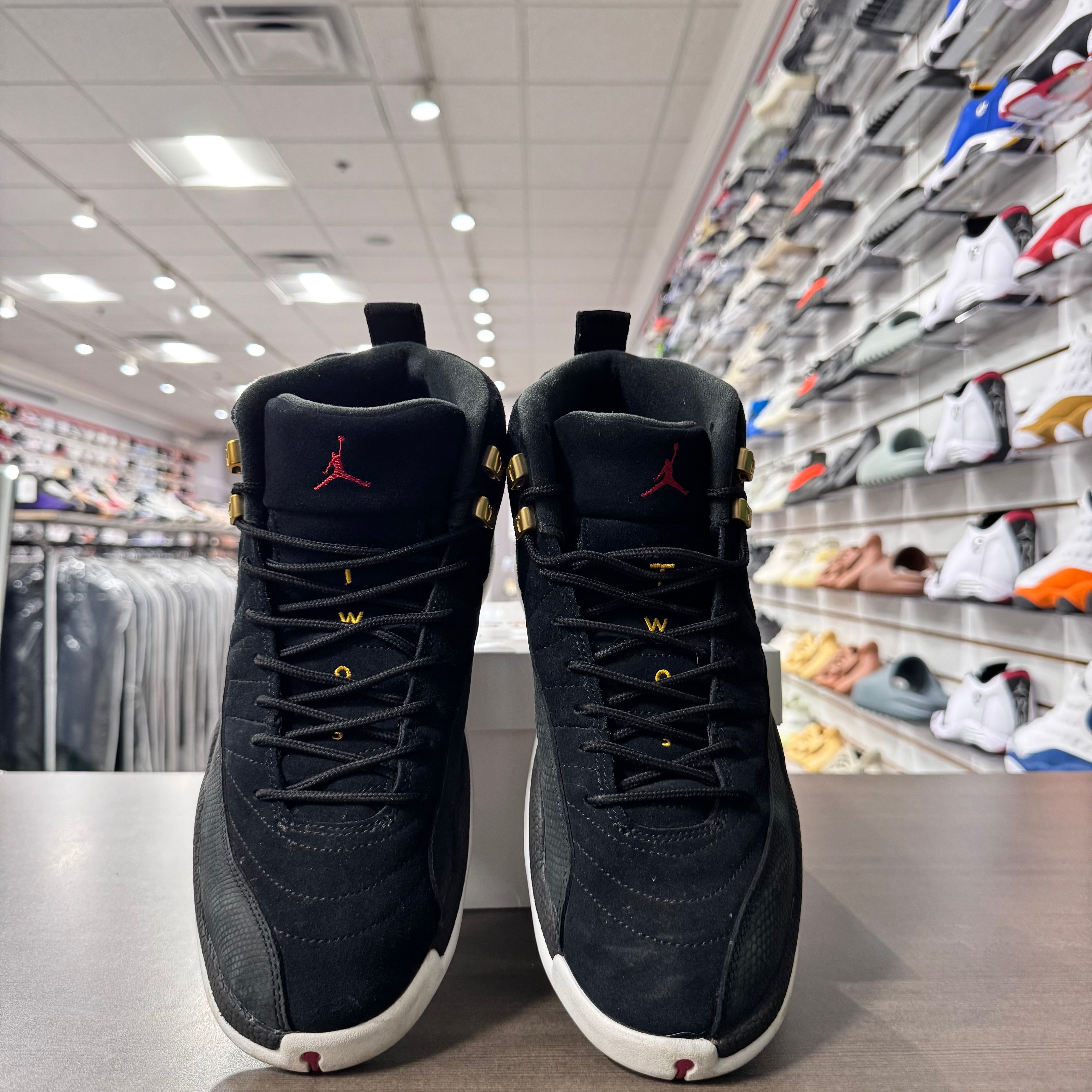 Jordan Retro 12 Mens Reverse Taxi (Lightly Worn + Replacement Box)