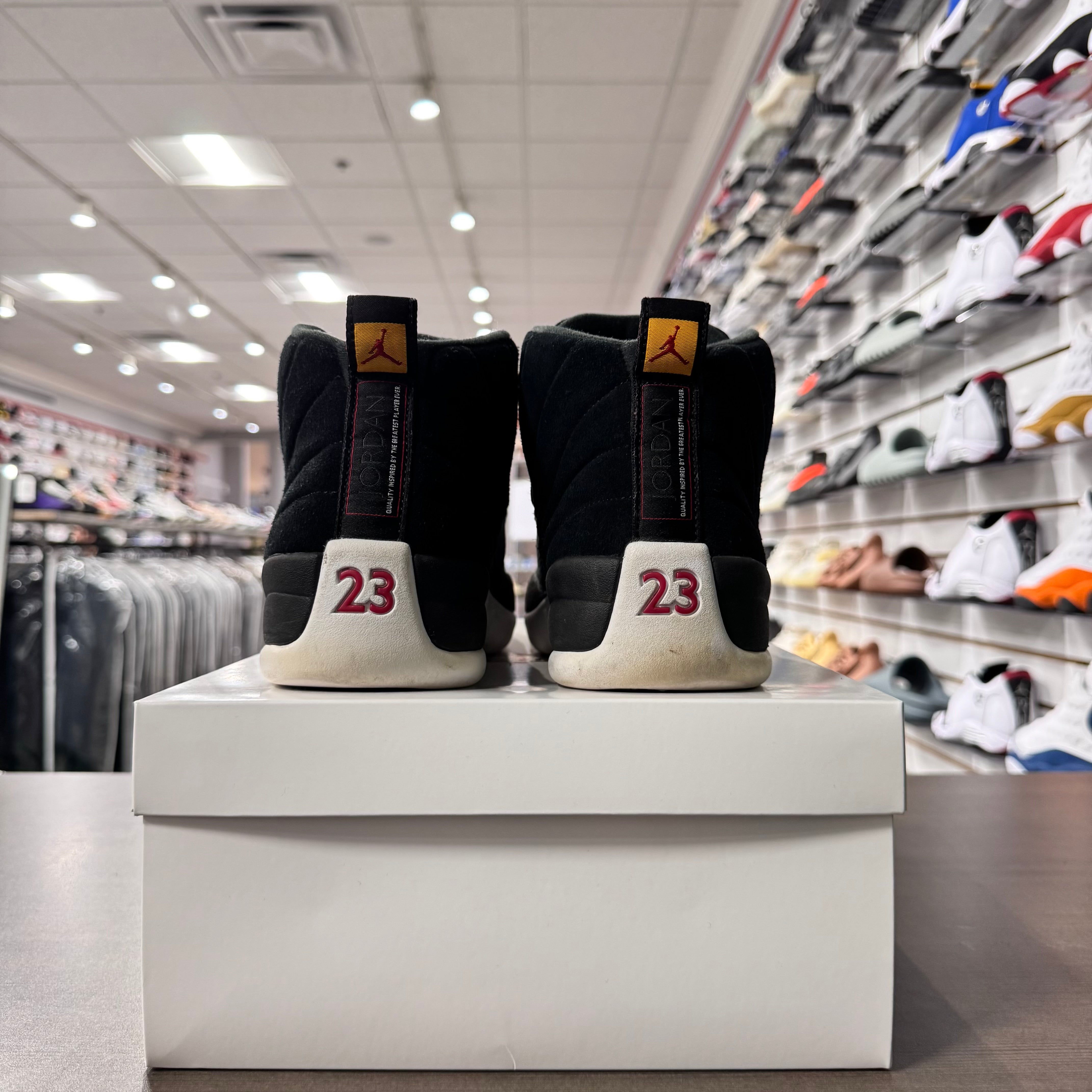 Jordan Retro 12 Mens Reverse Taxi (Lightly Worn + Replacement Box)