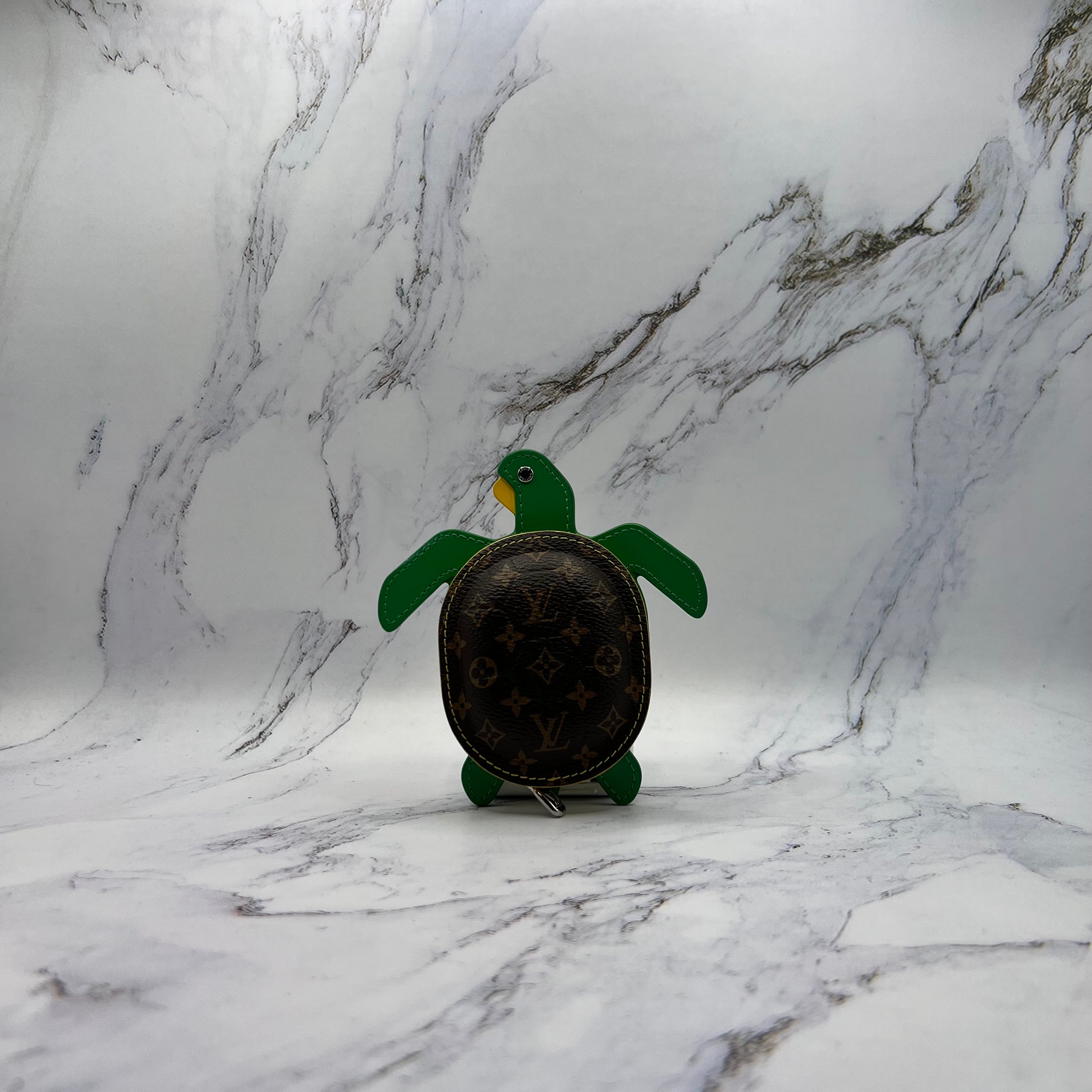 Louis Vuitton Turtle Pouch Bag Charm (Lightly Worn)