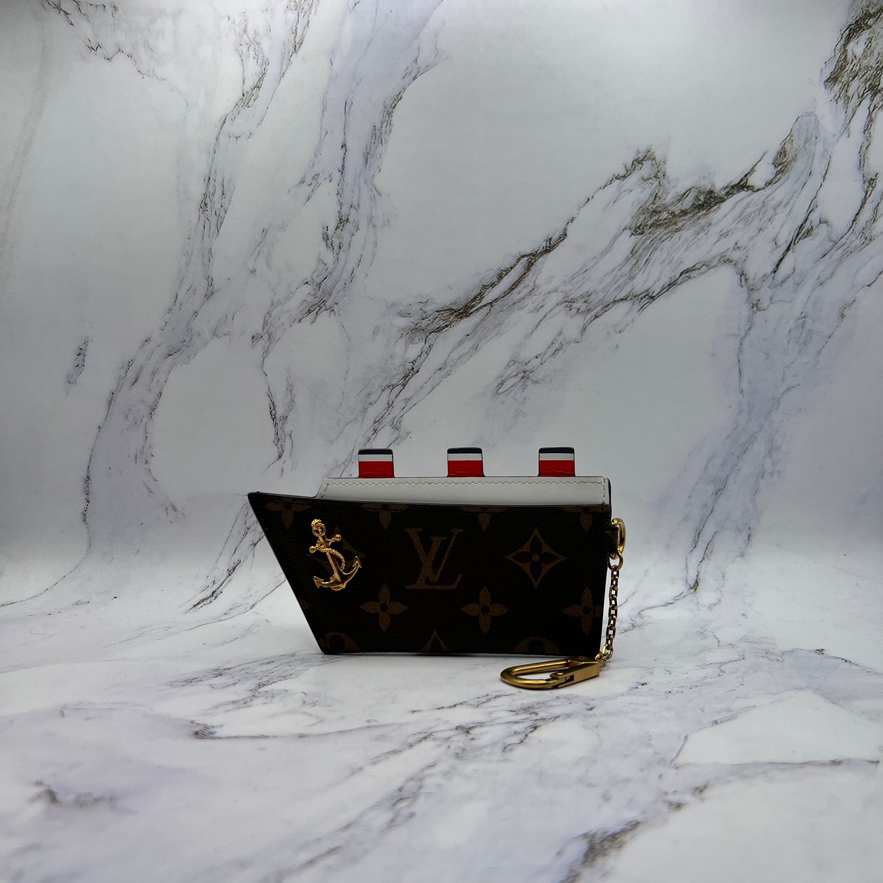 Louis Vuitton Monogram Cruise Card Holder (Lightly Worn)