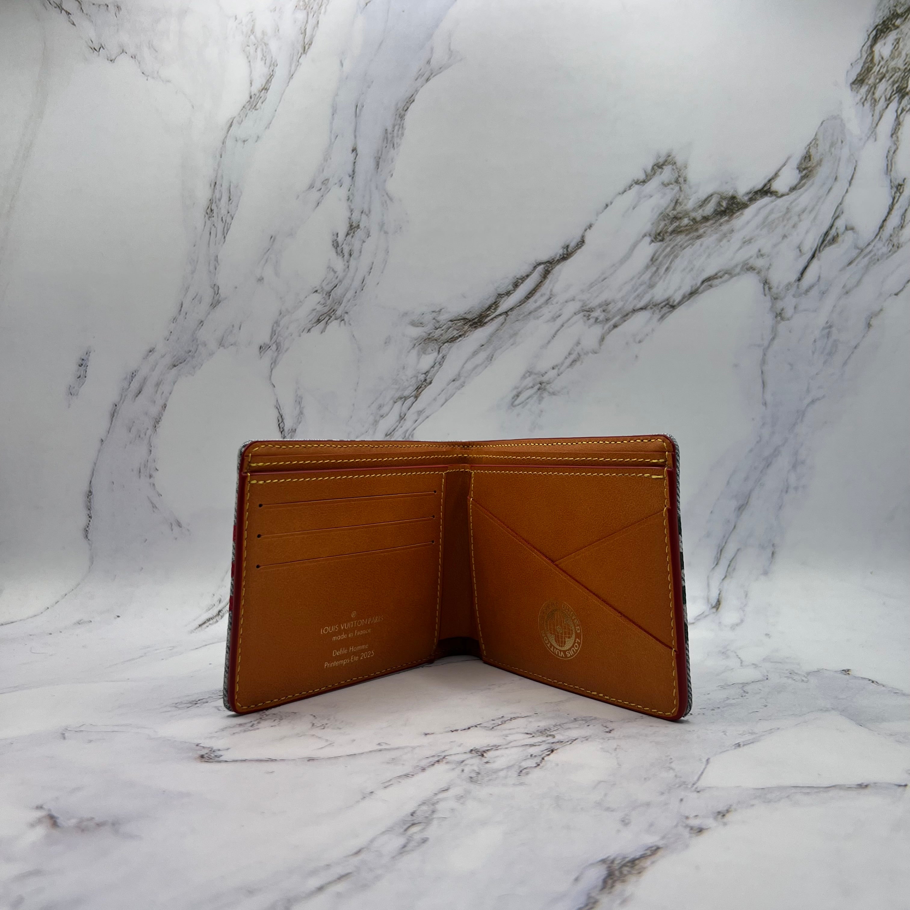 Louis Vuitton Denim Multicolor Bifold Wallet (Lightly Worn)