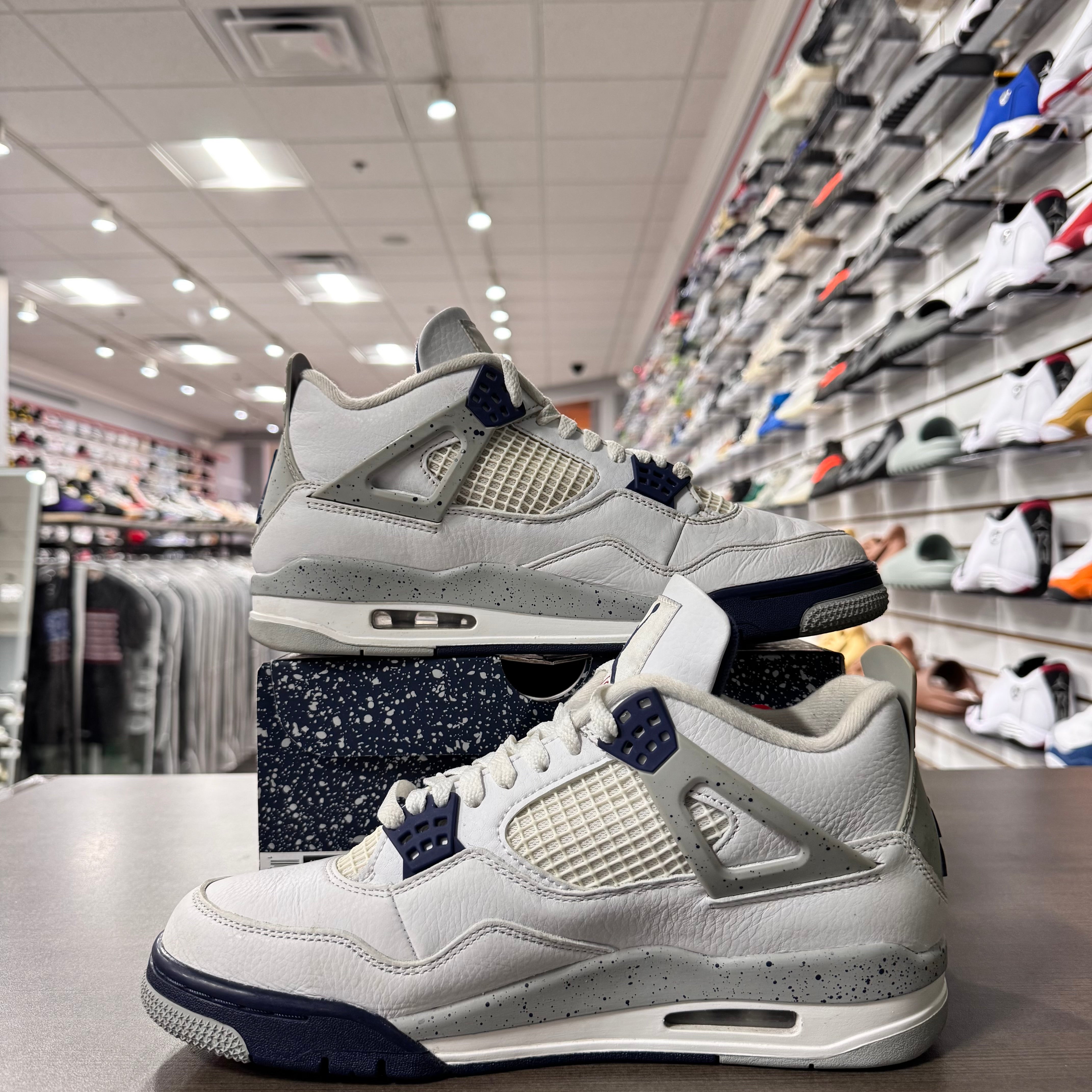 Jordan Retro 4 Mens Midnight Navy (Lightly Worn)