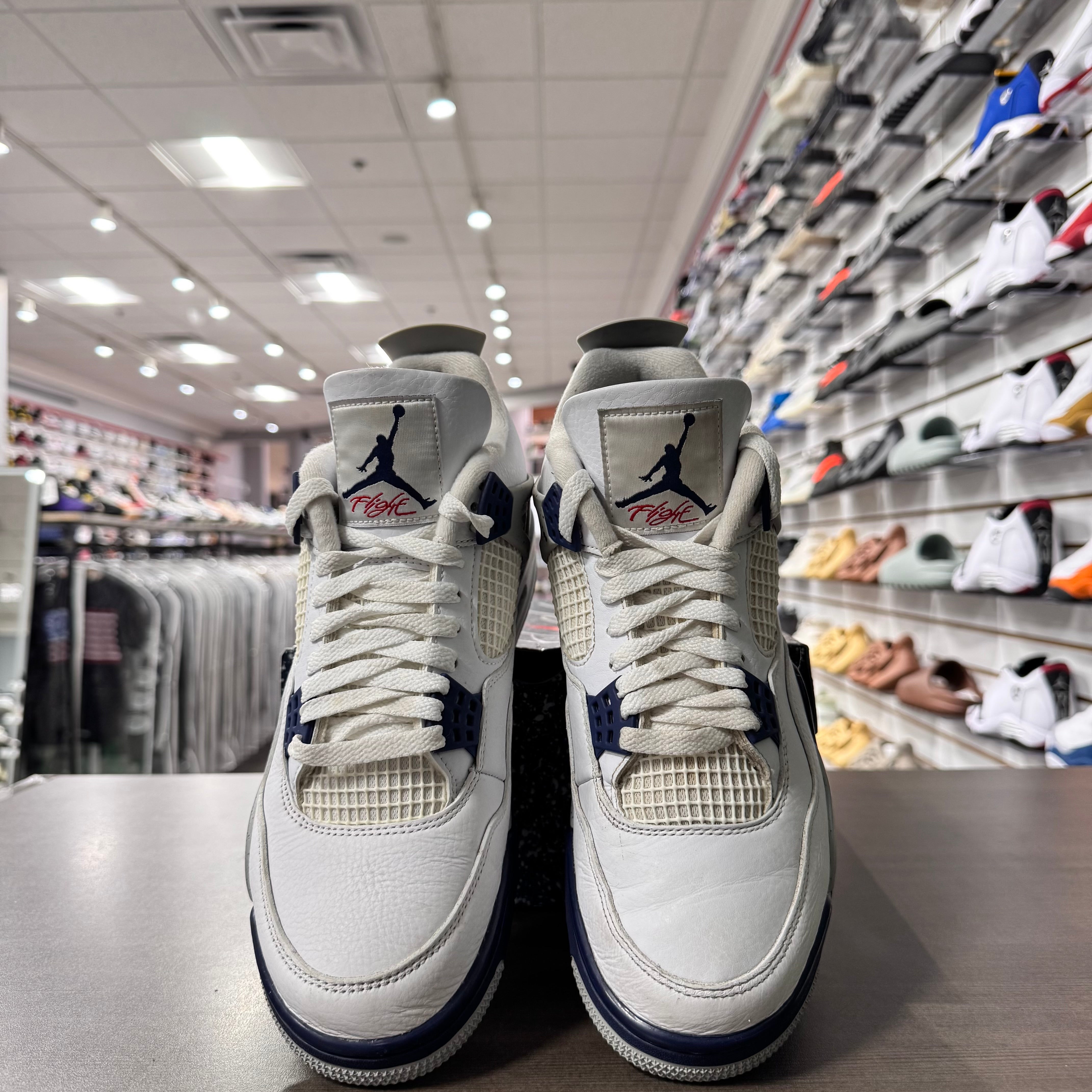 Jordan Retro 4 Mens Midnight Navy (Lightly Worn)