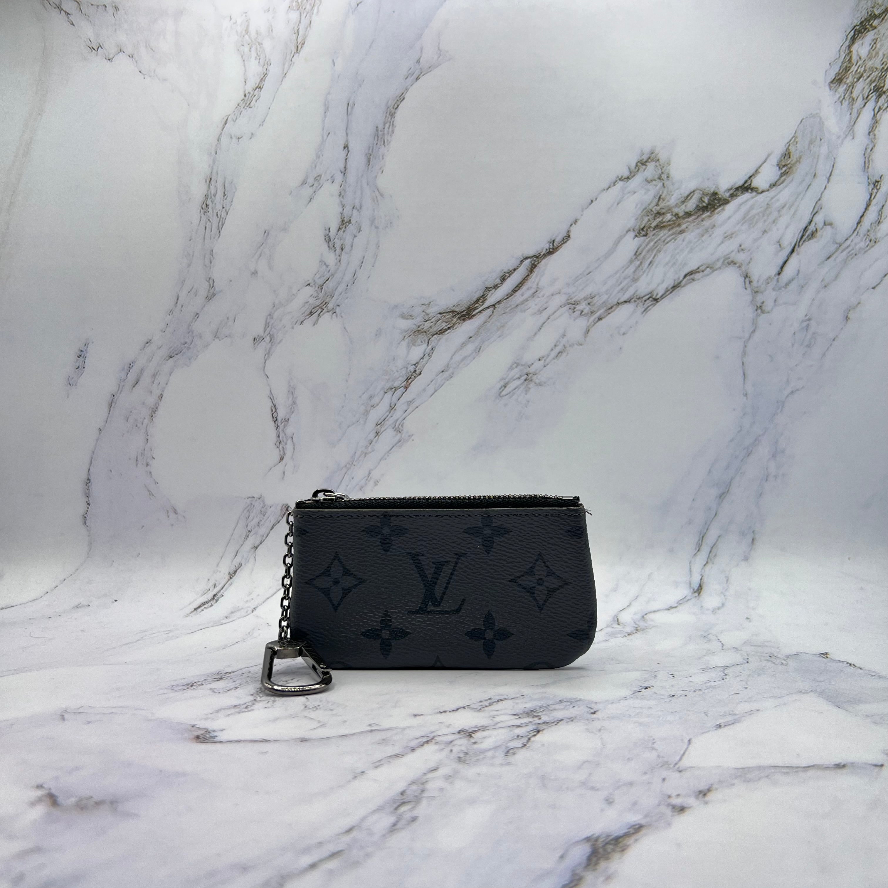 Louis Vuitton Key Pouch Monogram Two Tone (Lightly Worn)
