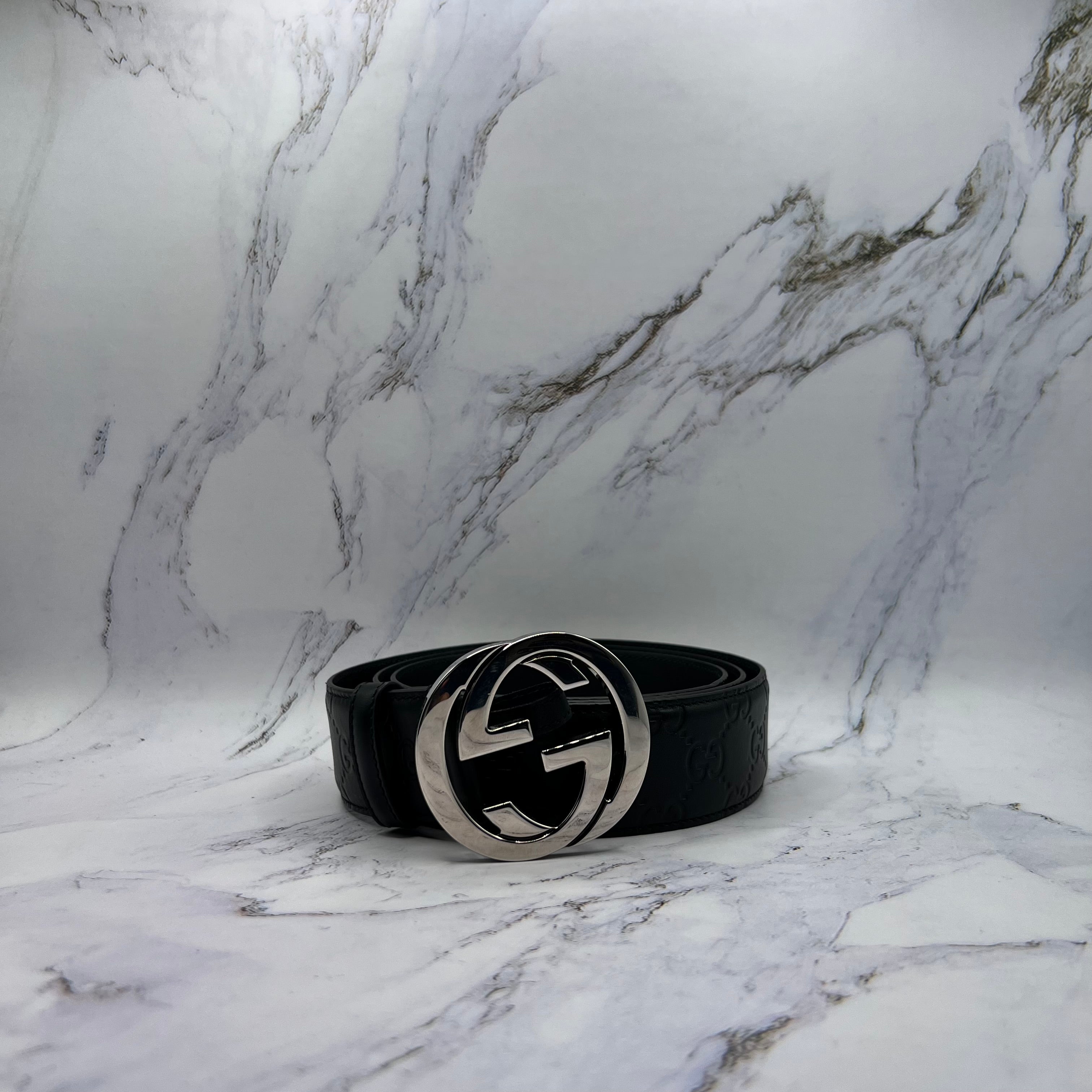 Gucci Belt Interlocking G Buckle (Lightly Worn)