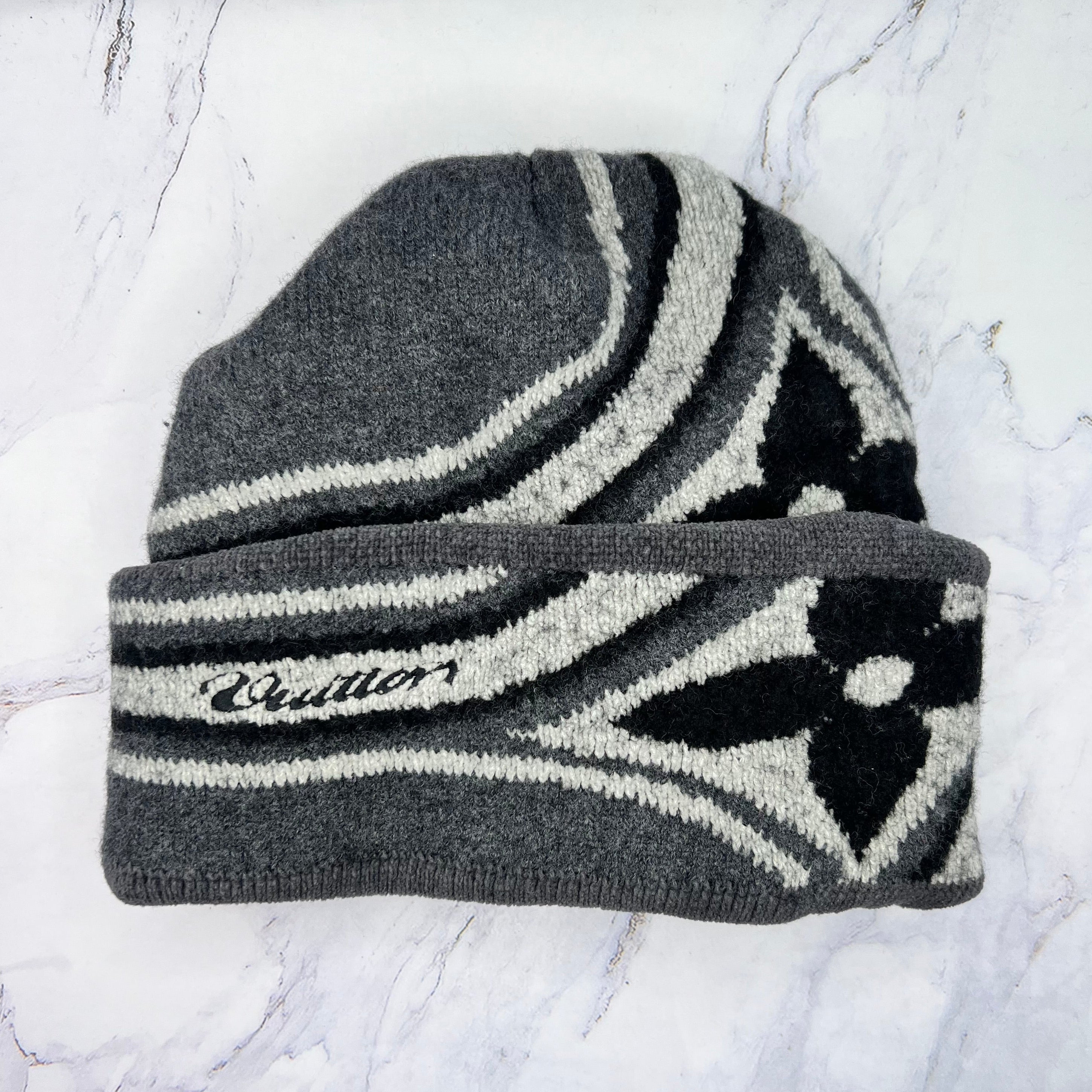 Louis Vuitton Crush Graphic Flow Beanie (Lightly Worn)