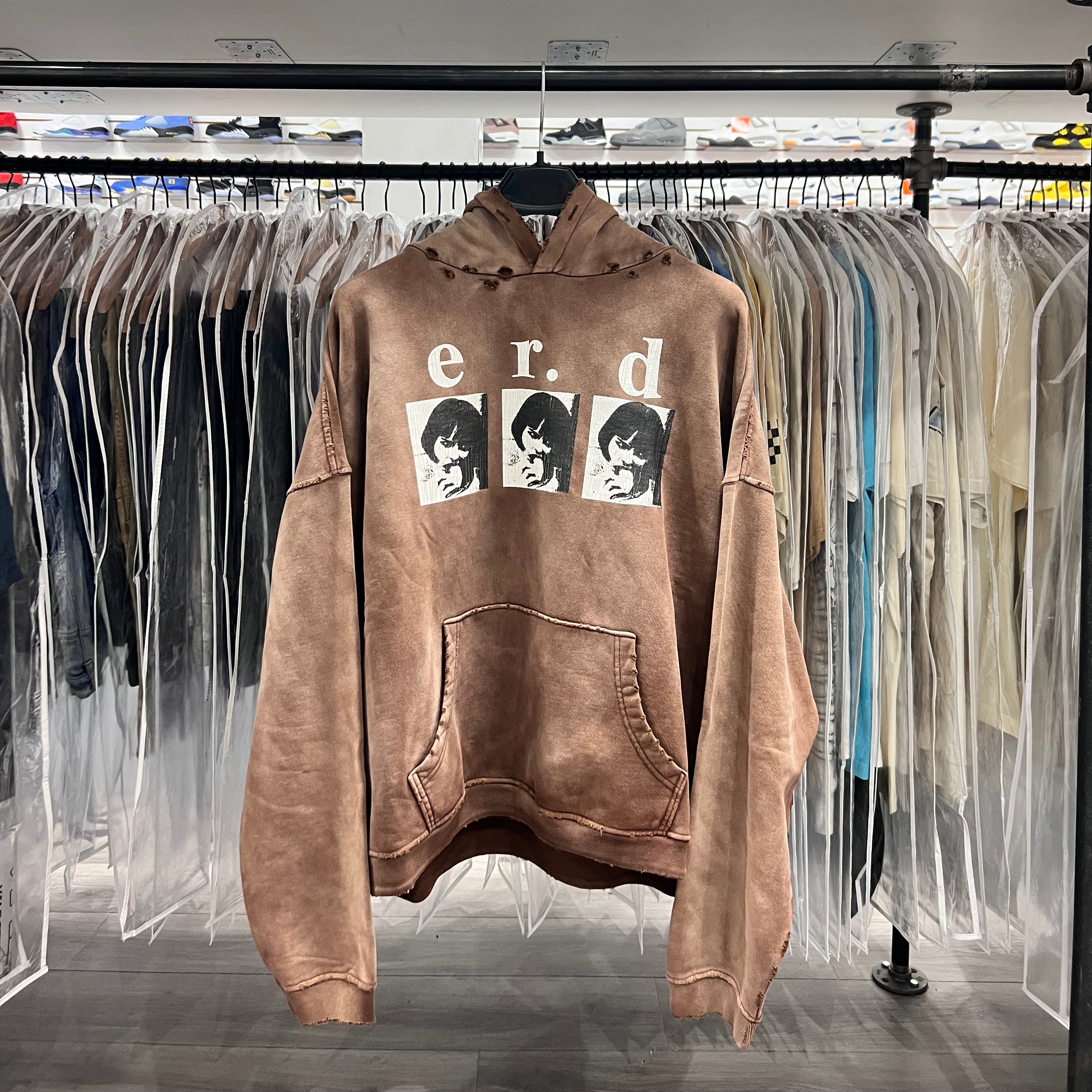 Enfants Riches Deprimes Hoodie Louise Eats Sandwich Brown (Lightly Worn)